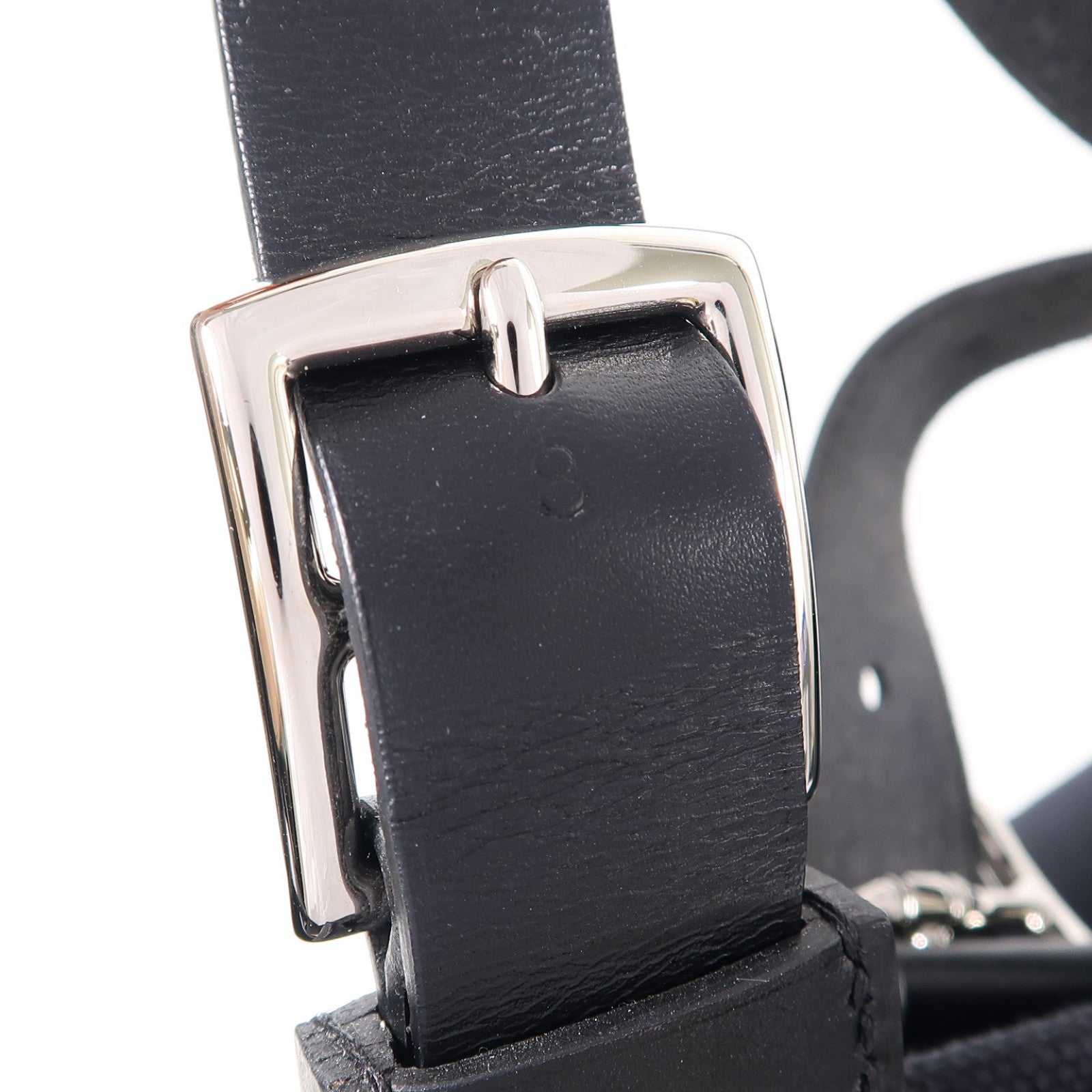 HERMES 帆布Etriviere Pocket 27銀扣肩背袋黑色