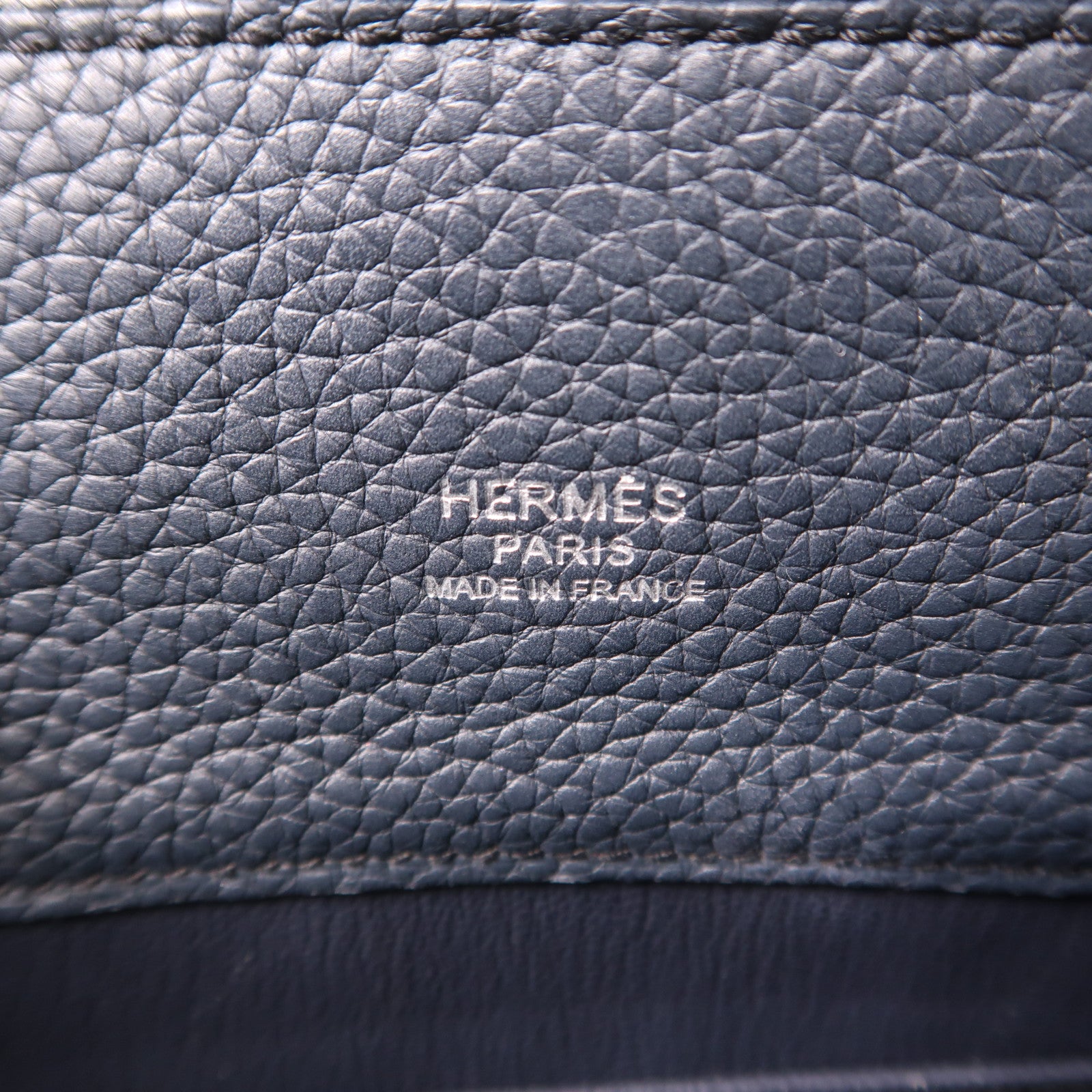 HERMES Togo皮革So Kelly 22銀扣肩背袋