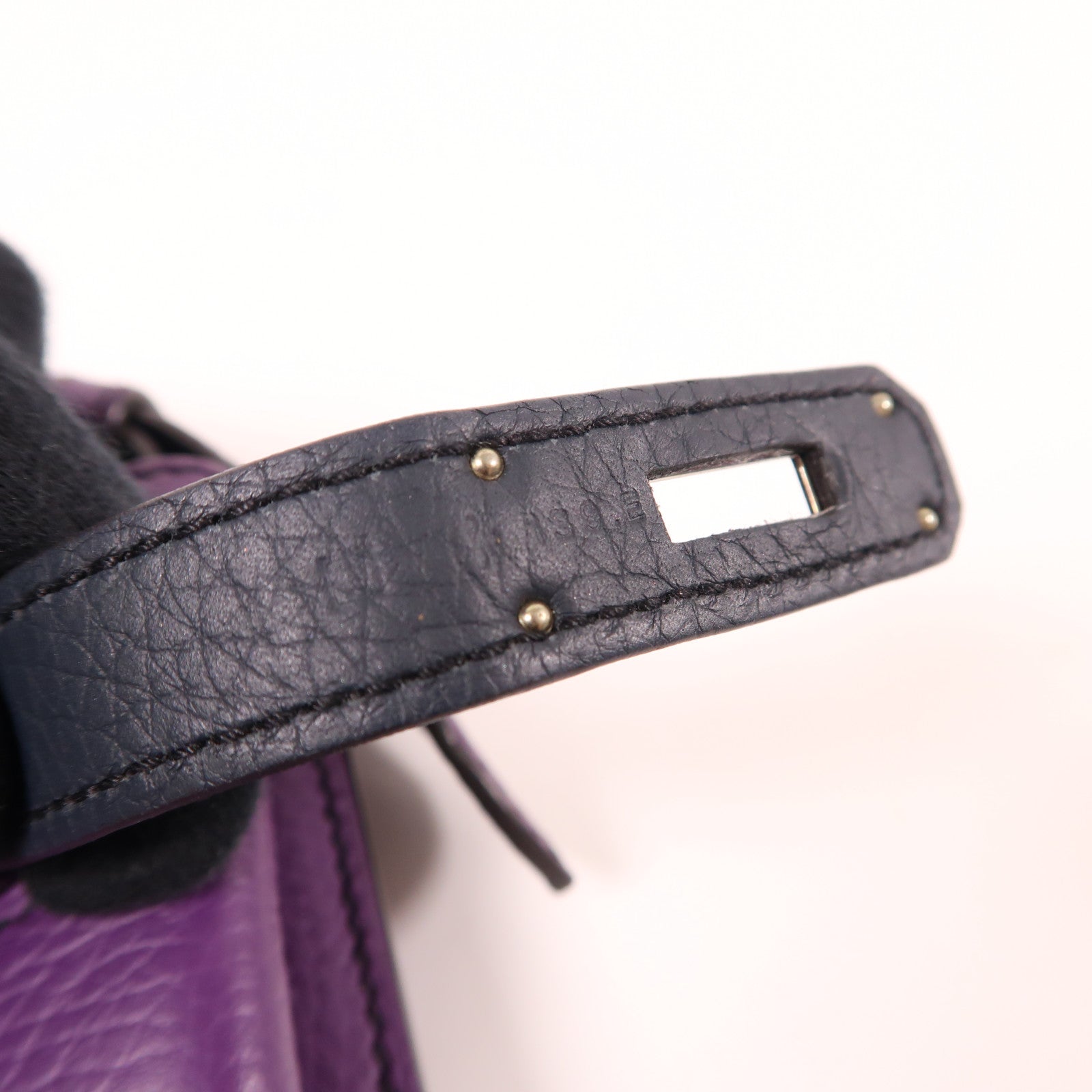HERMES Togo皮革So Kelly 22銀扣肩背袋