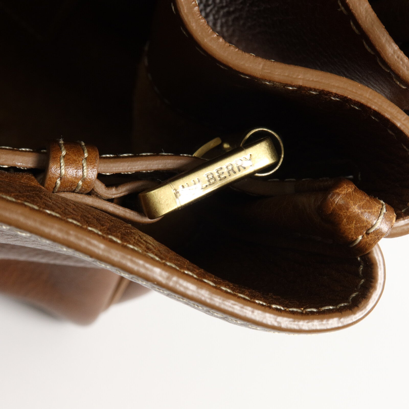 MULBERRY NVT皮革Bayswater手挽袋