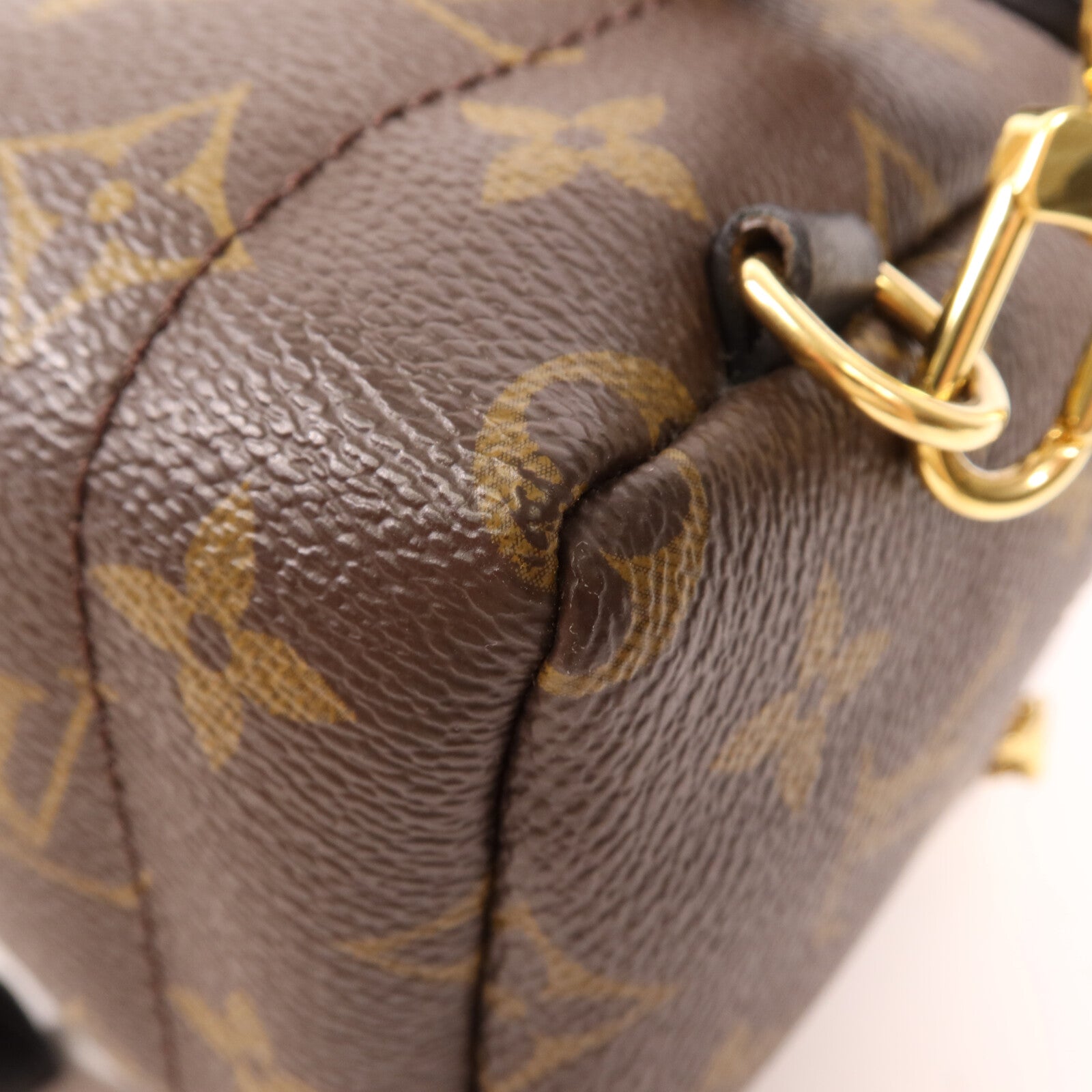 LOUIS VUITTON 【激減優惠】Monogram Palm Springs Mini金扣背包