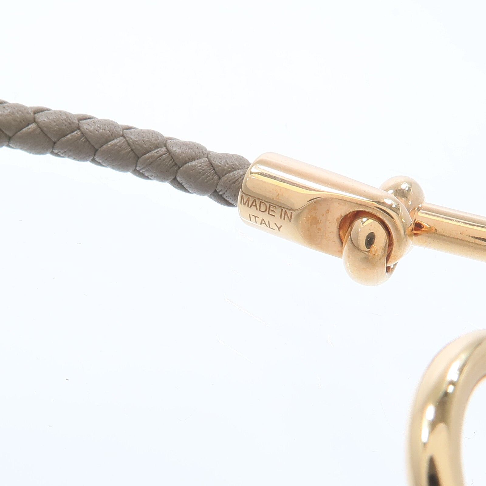 HERMES Swift皮革Glenan Bracelet手鏈Etoupe