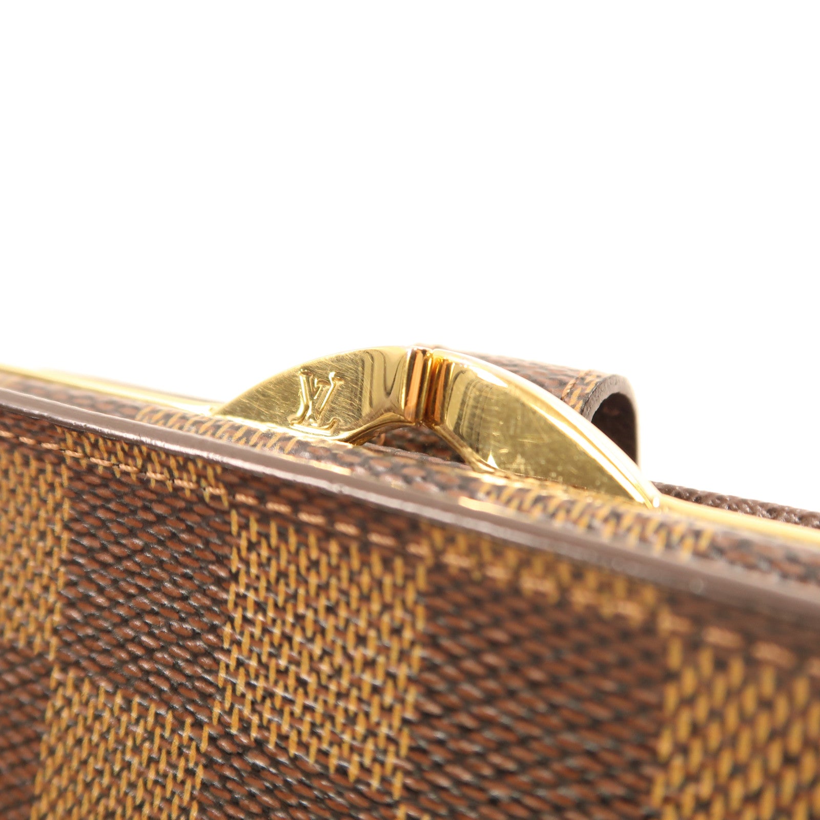 LOUIS VUITTON Damier Portefeuille Viennois Wallet金扣錢包