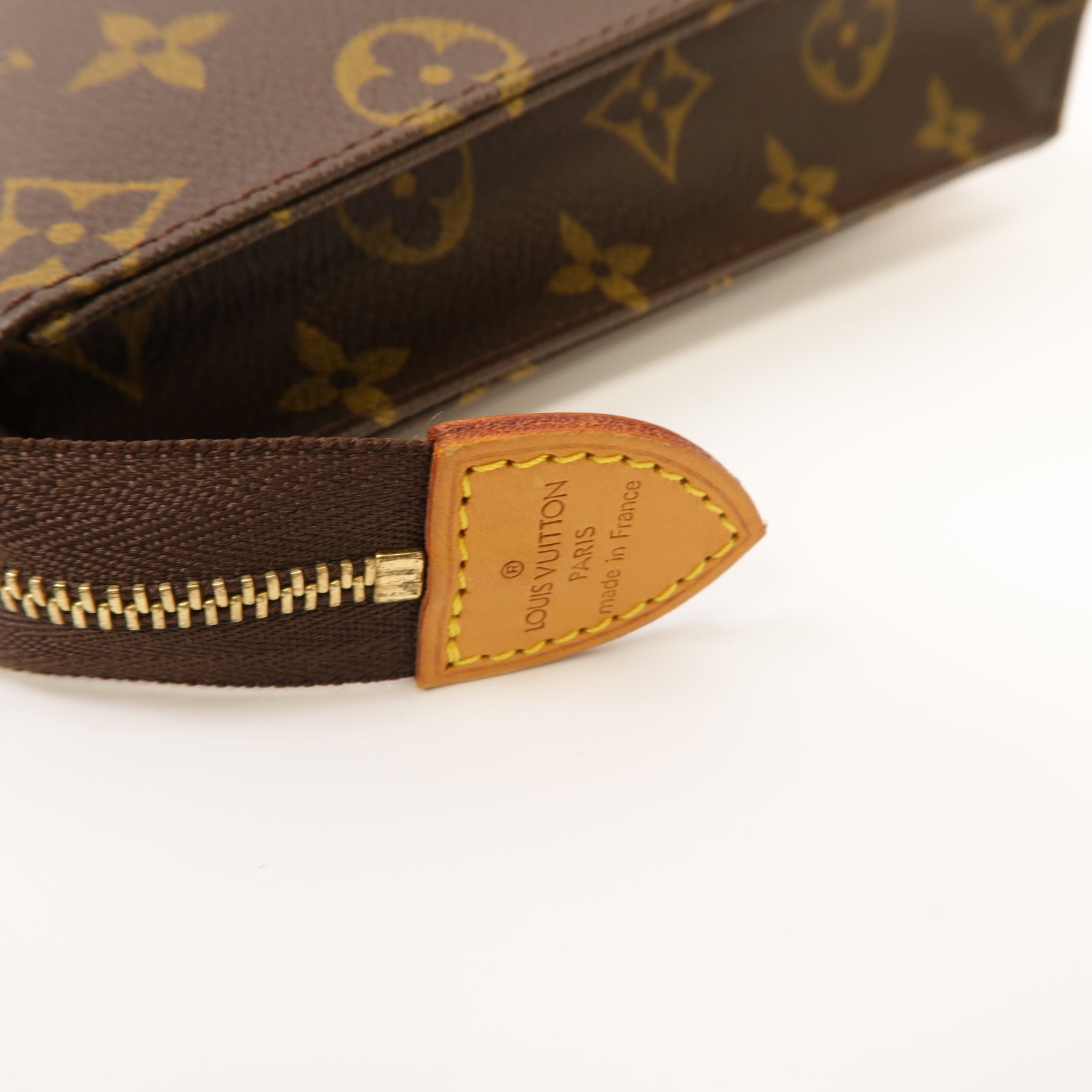LOUIS VUITTON 【激減優惠】Monogram Clutch Bag金扣手拿包啡色