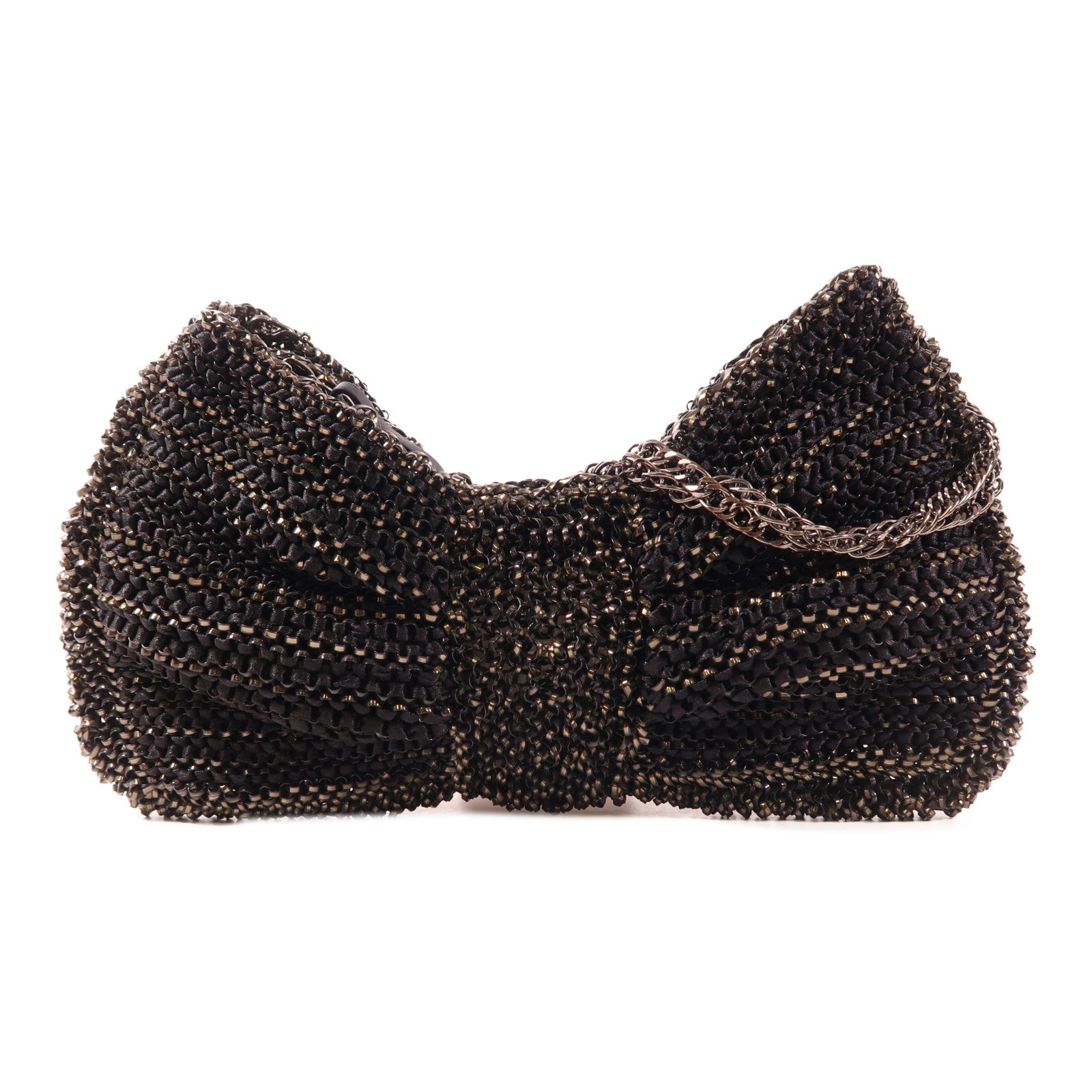 ANTEPRIMA 【激減優惠】PVC/帆布Shoulder Bag銀扣鏈帶肩背袋