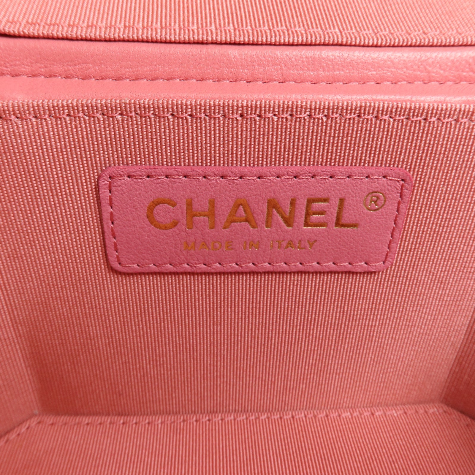 CHANEL 羊皮皮革Chain Shoulder Bag金扣鏈帶肩背袋