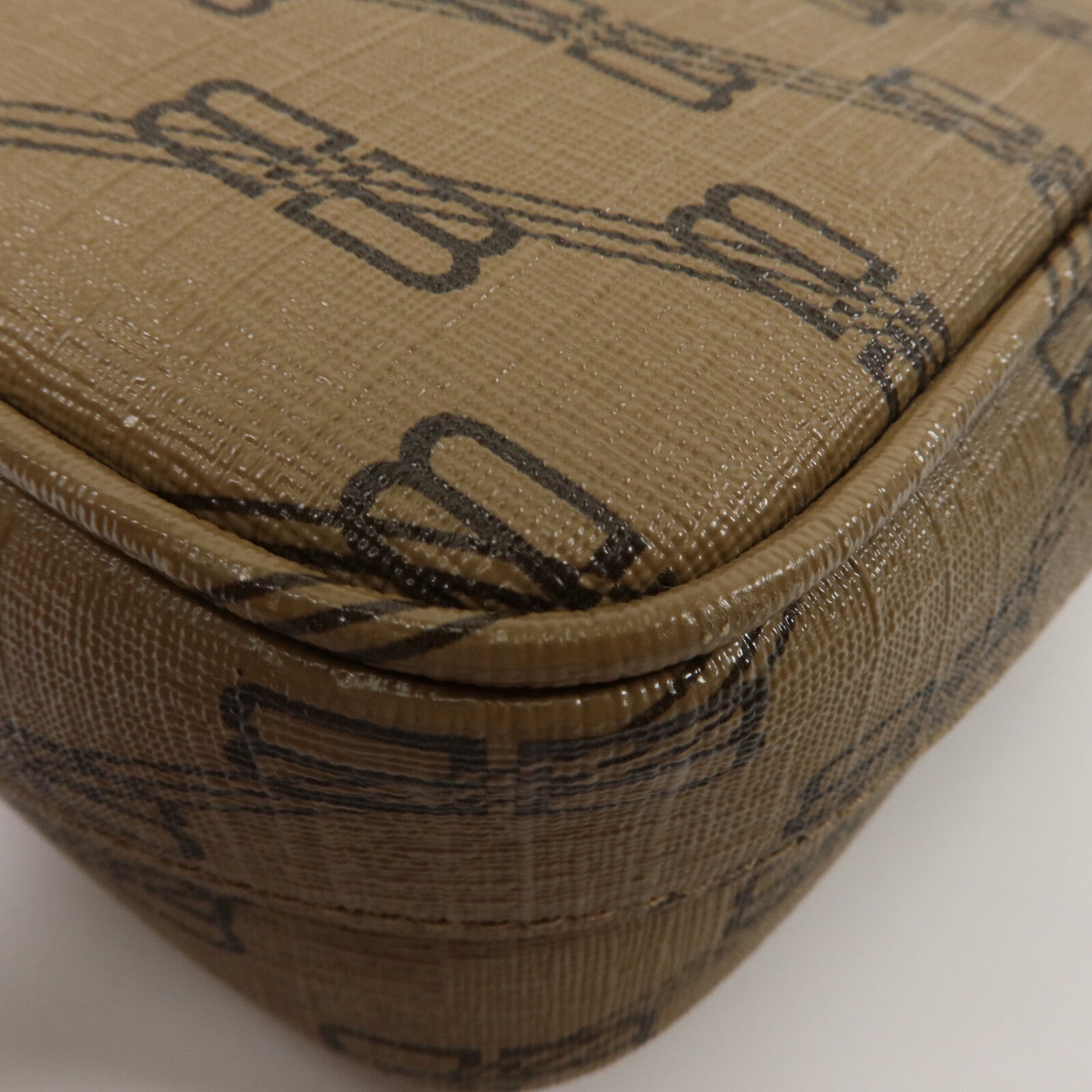 BALENCIAGA 塗層帆布Signature BB Monogram Camera Bag肩背袋