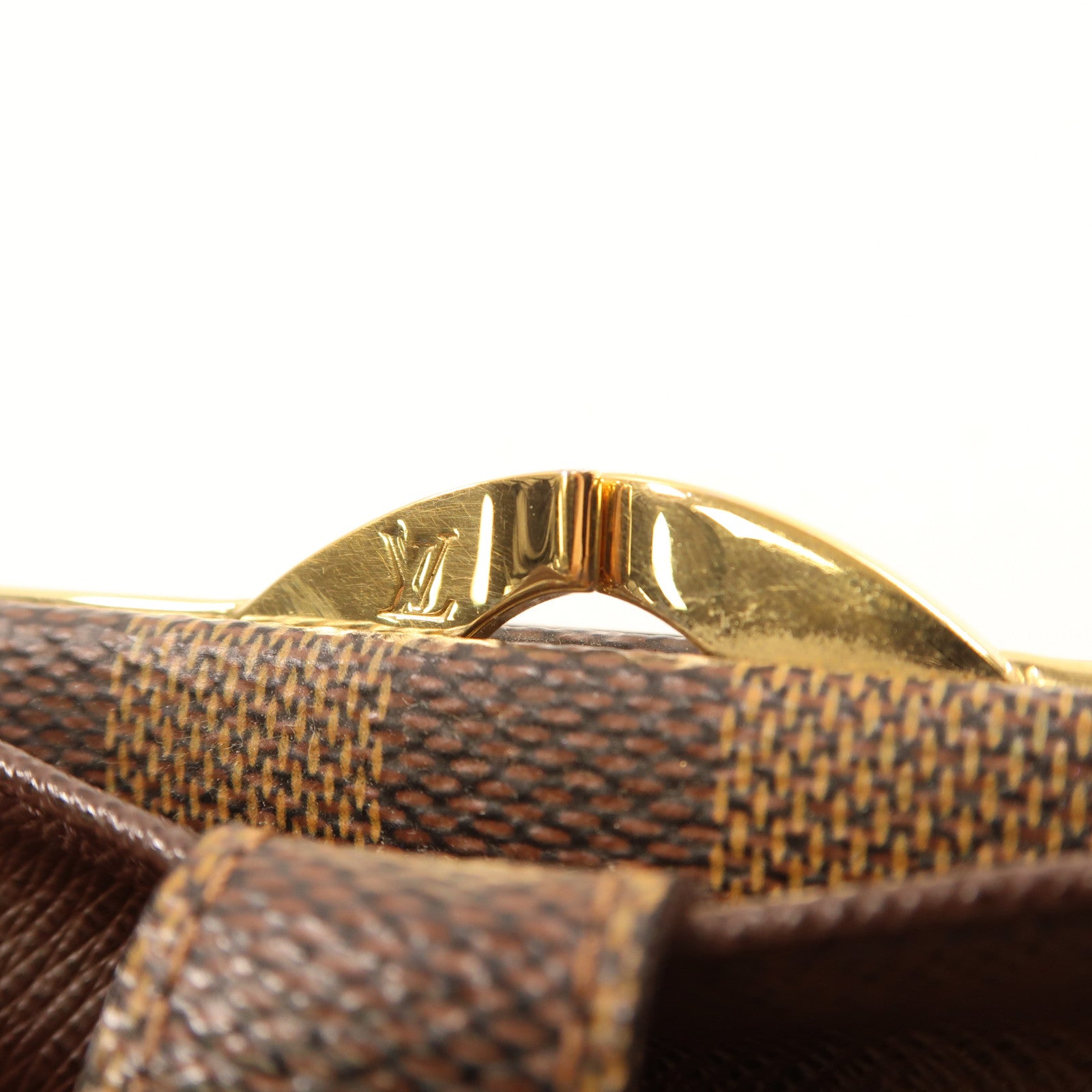 LOUIS VUITTON Damier Portefeuille Viennois Wallet金扣錢包