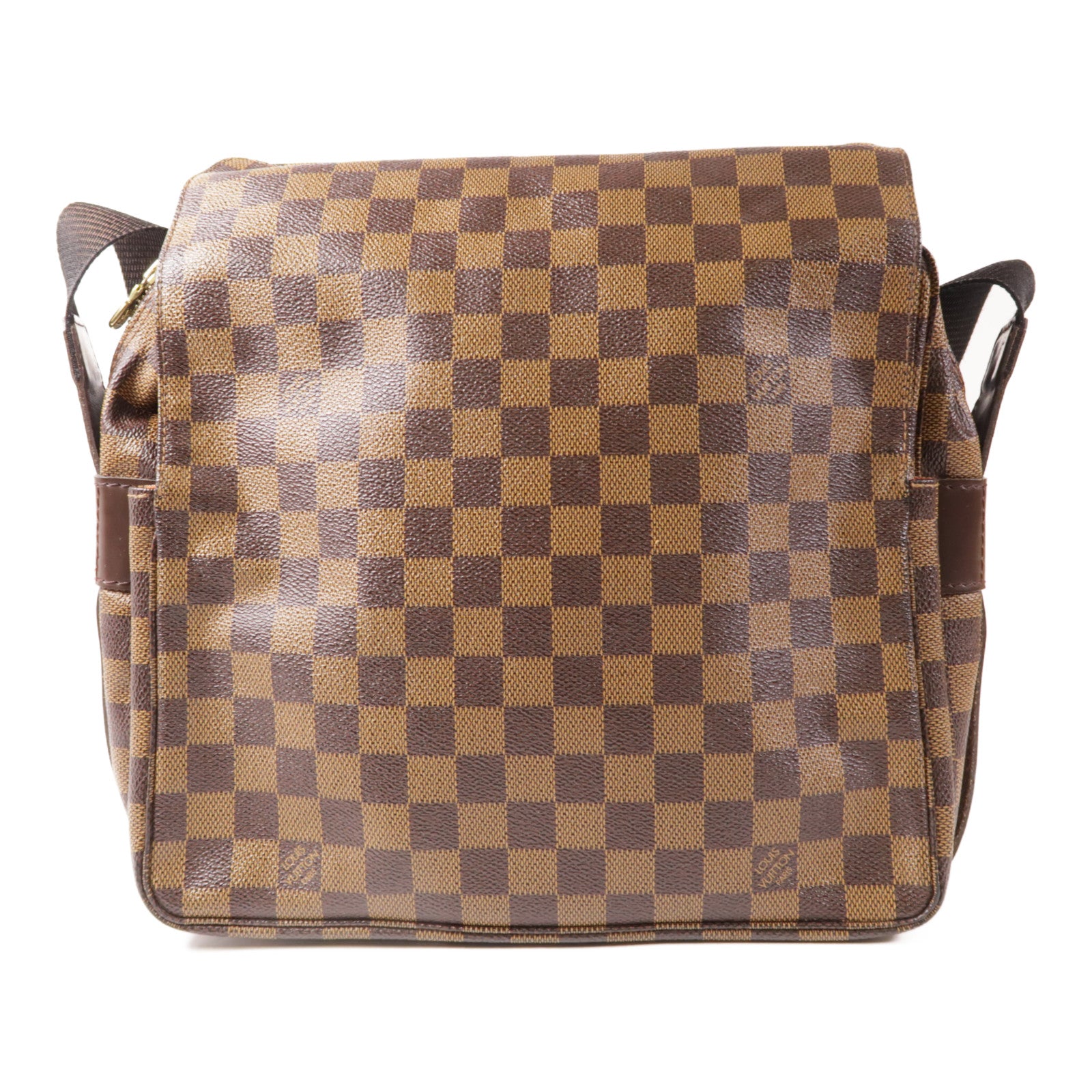 LOUIS VUITTON LV GHW Naviglio Shoulder Messenger Bag N45255 Damier Brown