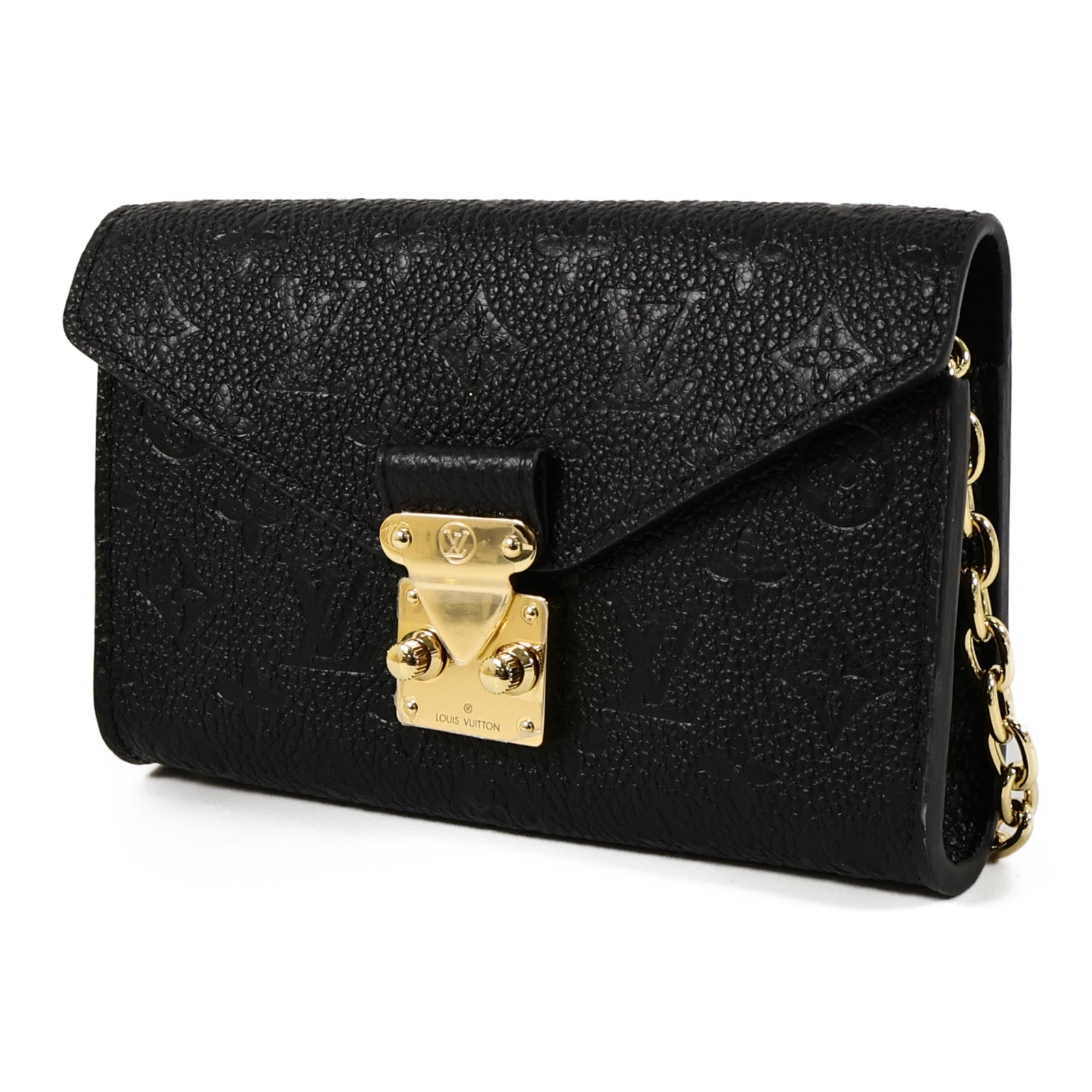 LOUIS VUITTON Monogram Empreinte Pouch Metis鏈帶肩背袋