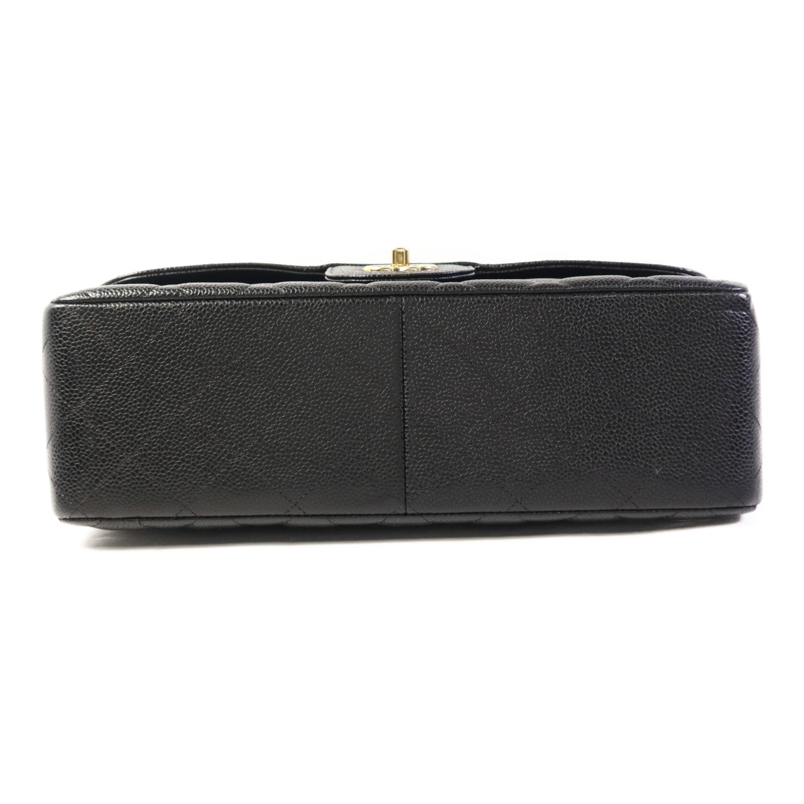 CHANEL 牛皮皮革Large Classic金扣鏈帶肩背袋