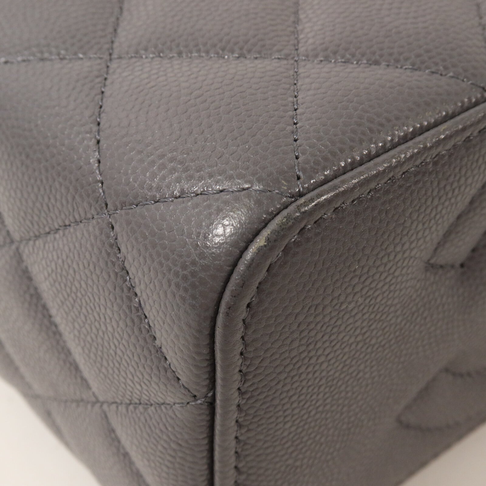 CHANEL 牛皮皮革Top Handle Vanity Case鏈帶手挽肩背兩用袋