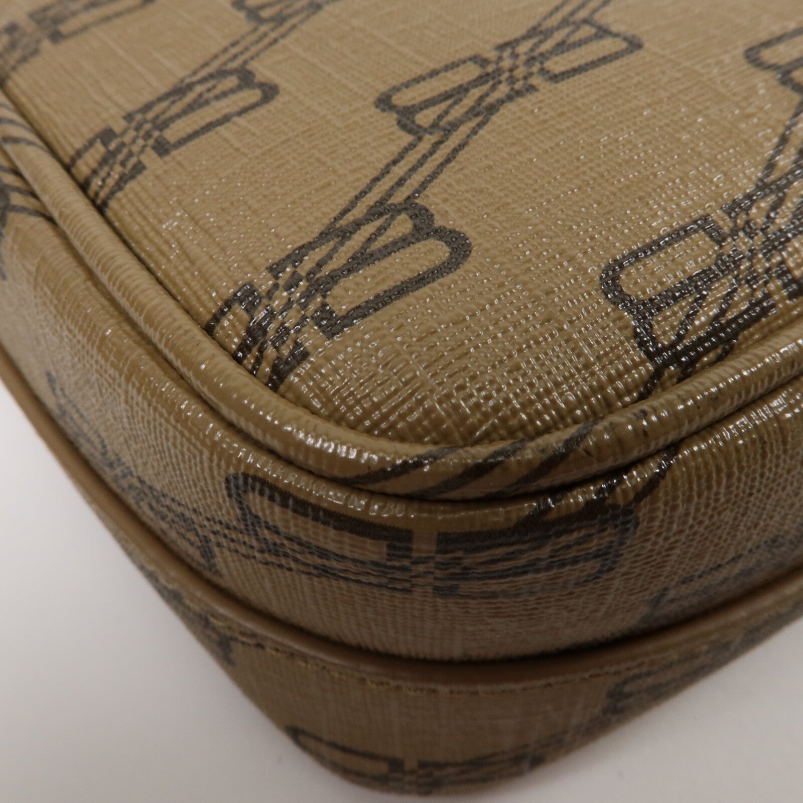 BALENCIAGA 塗層帆布Signature BB Monogram Camera Bag肩背袋