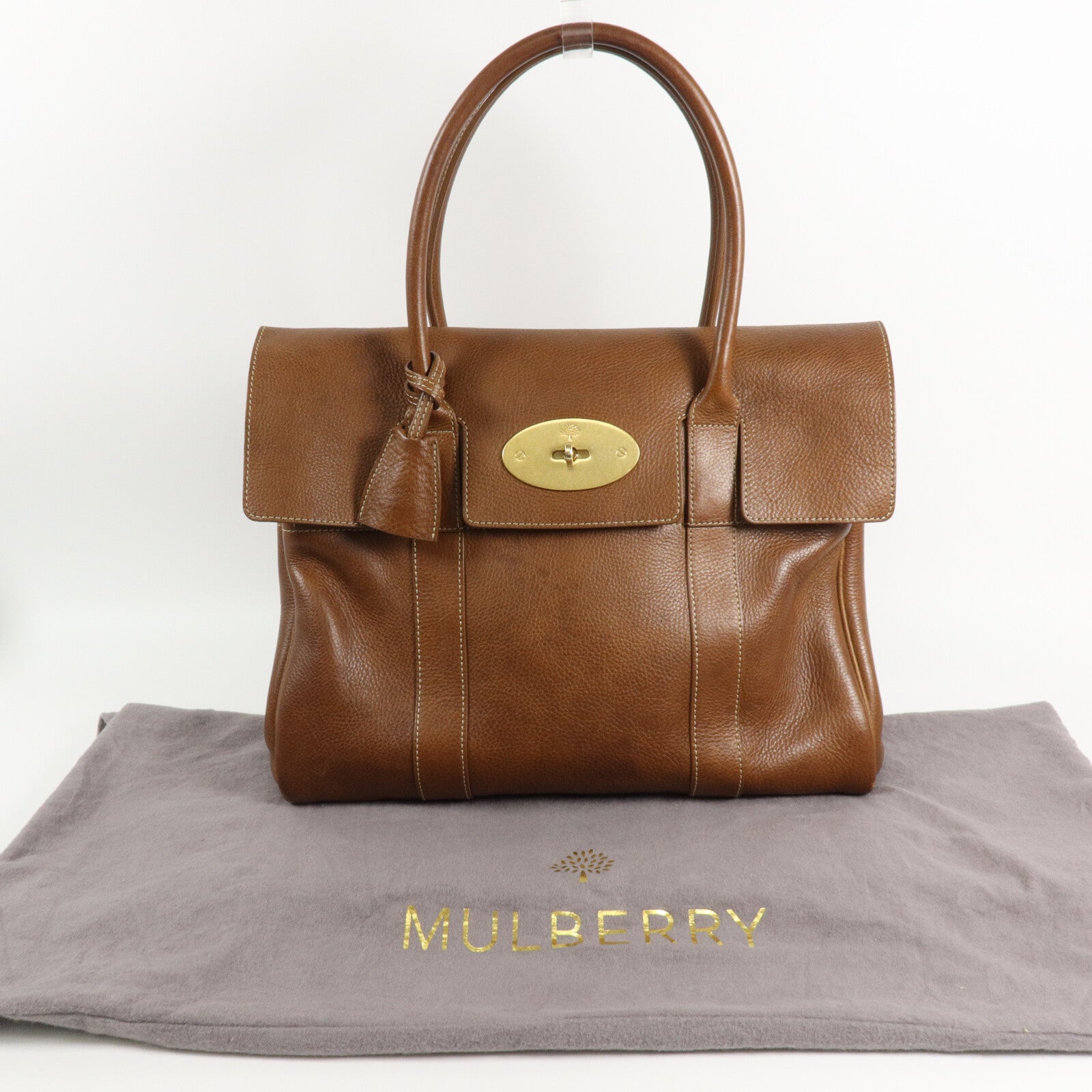 MULBERRY NVT皮革Bayswater手挽袋