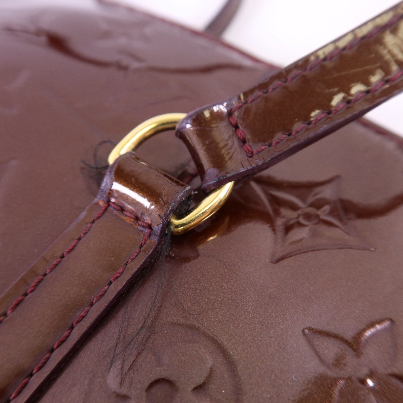 LOUIS VUITTON Vernis Avalon MM金扣肩背袋