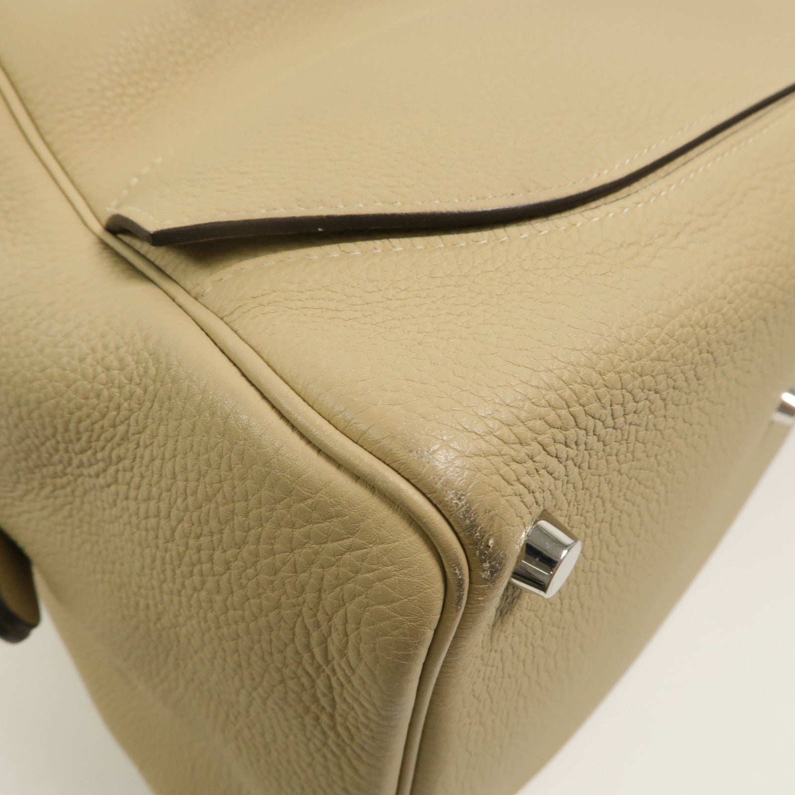 HERMES Clemence皮革Wallago Cabine 35肩背袋Trench