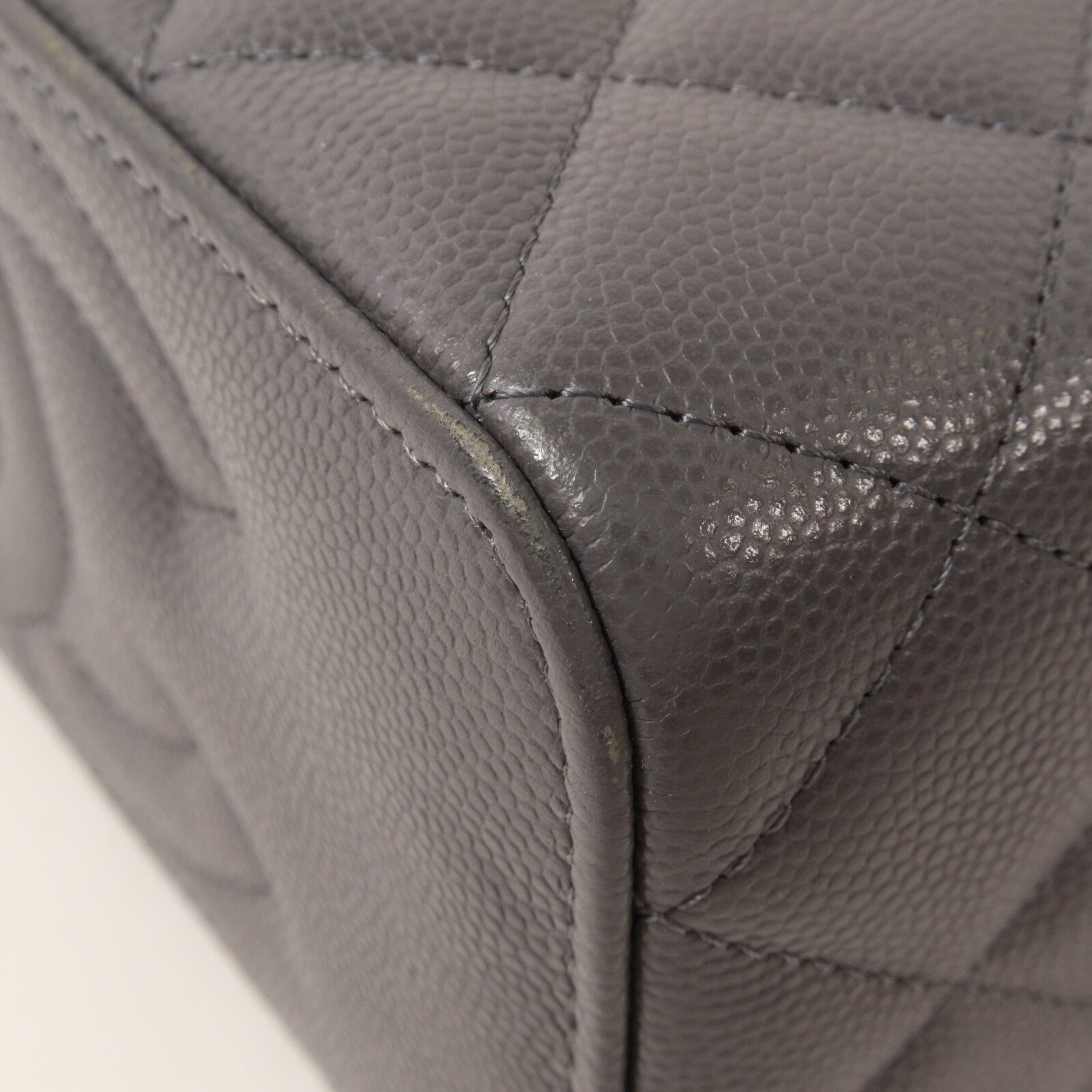 CHANEL 牛皮皮革Top Handle Vanity Case鏈帶手挽肩背兩用袋
