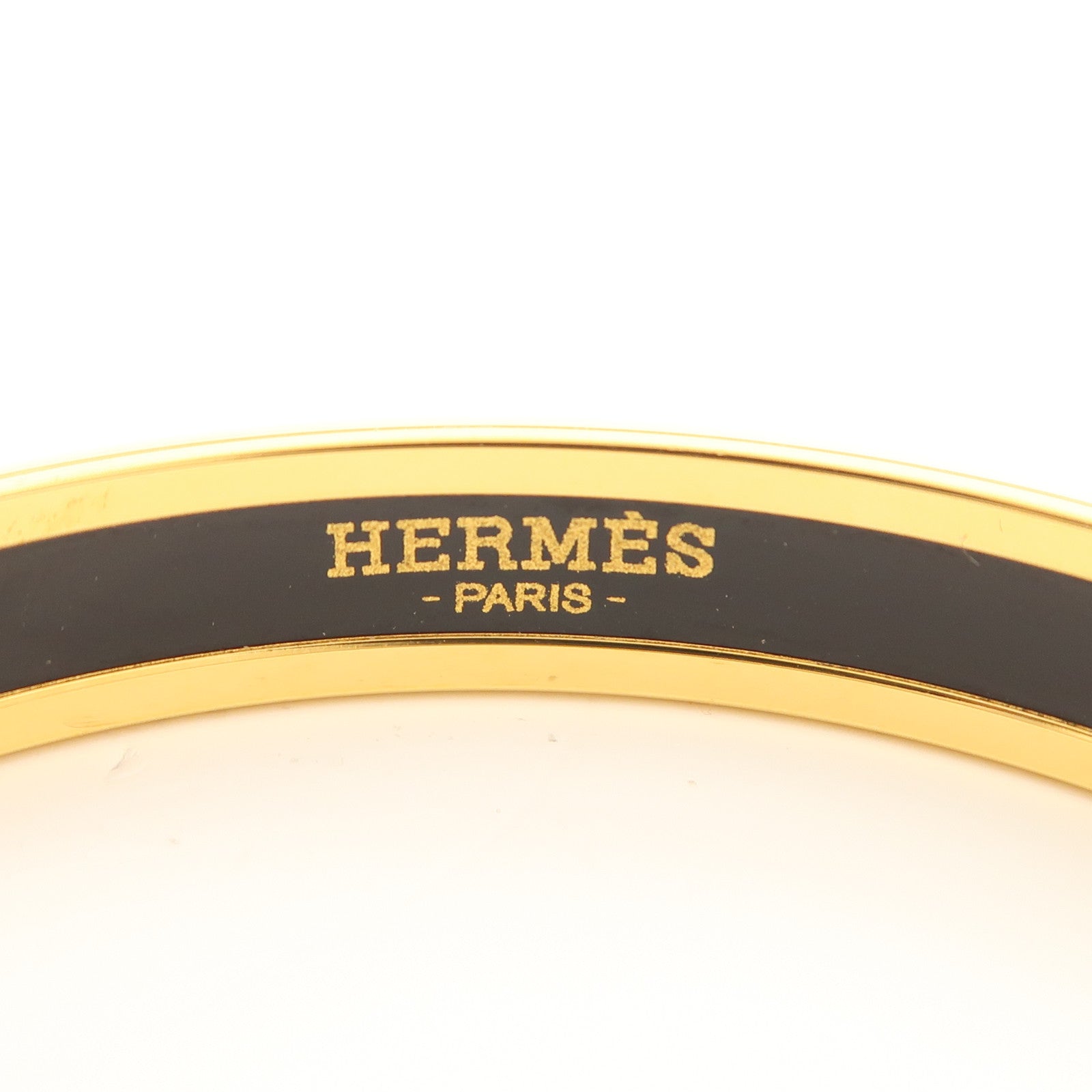 HERMES Quadrige Bangle Metal Grey/Red/White
