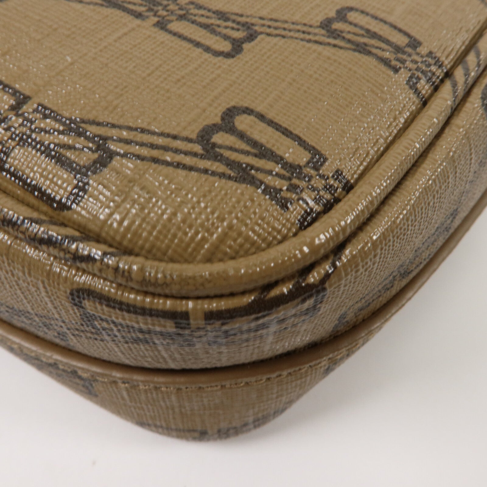 BALENCIAGA 塗層帆布Signature BB Monogram Camera Bag肩背袋