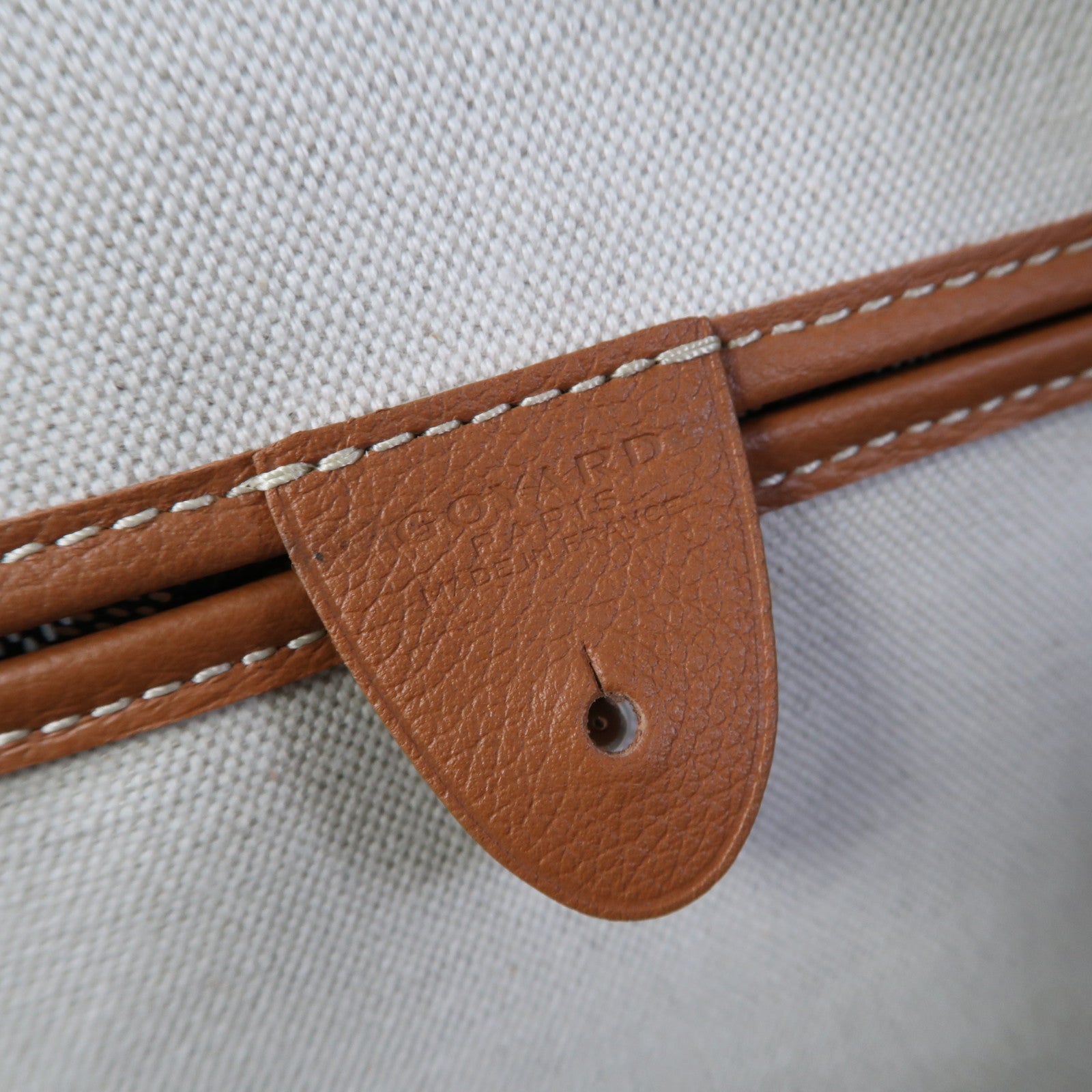 GOYARD 塗層帆布Tote Bag銀扣手挽袋黑色/啡色
