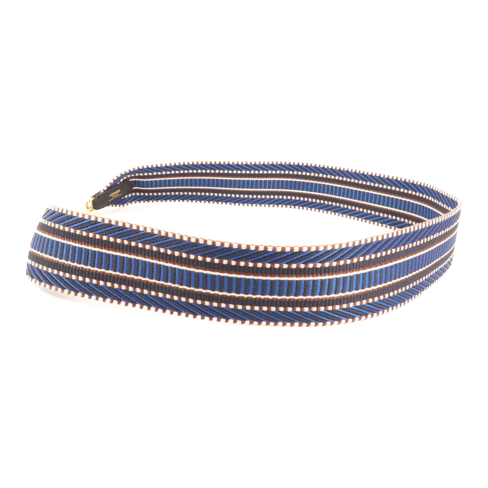 HERMES 帆布Strap金扣肩背帶