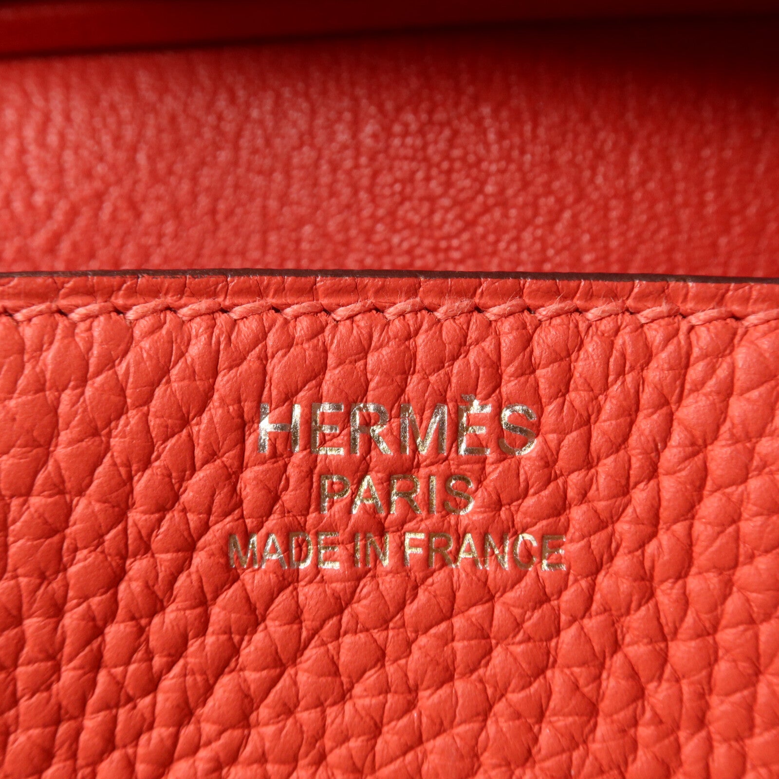 HERMES Togo皮革Birkin 35手挽袋Rouge Pivoine