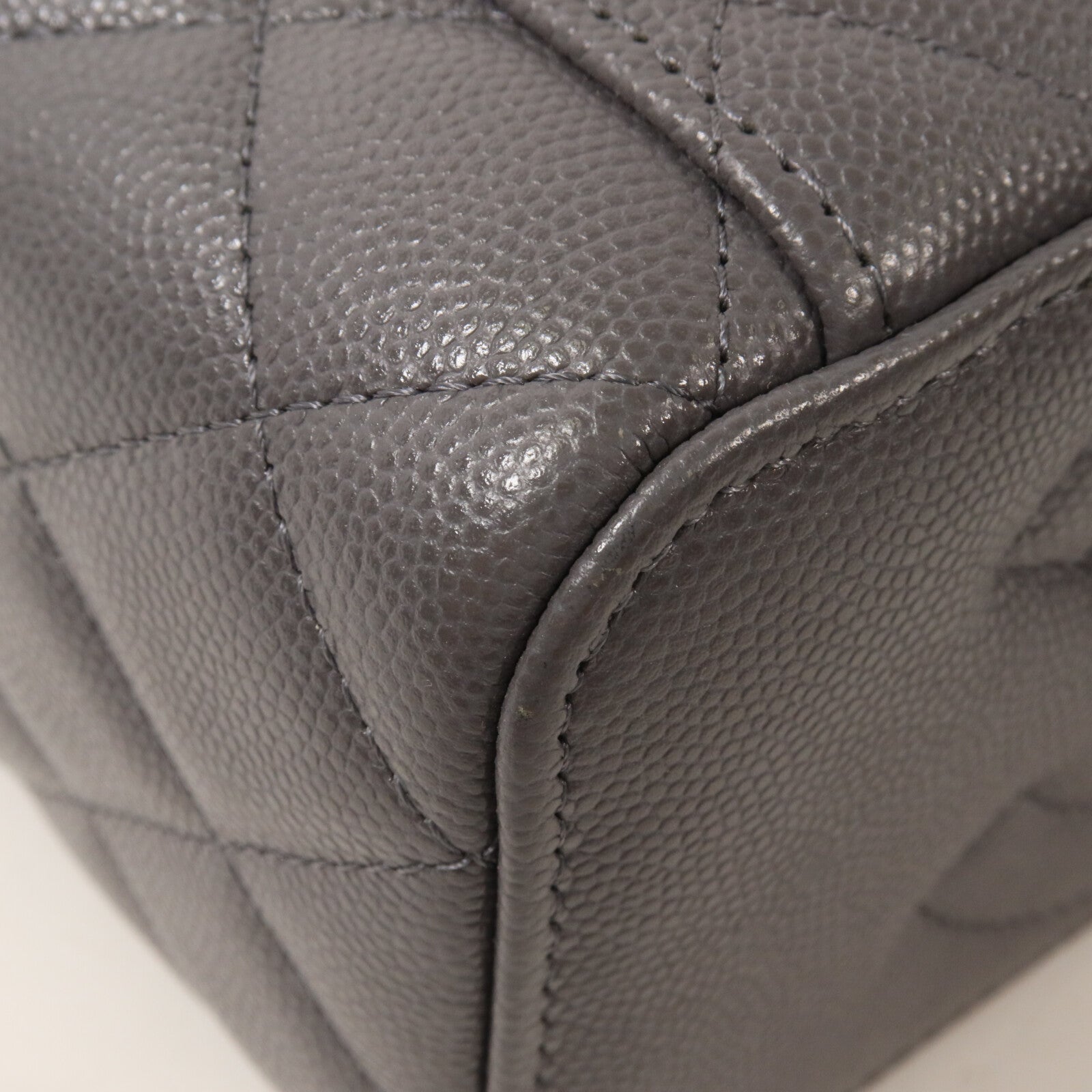 CHANEL 牛皮皮革Top Handle Vanity Case鏈帶手挽肩背兩用袋