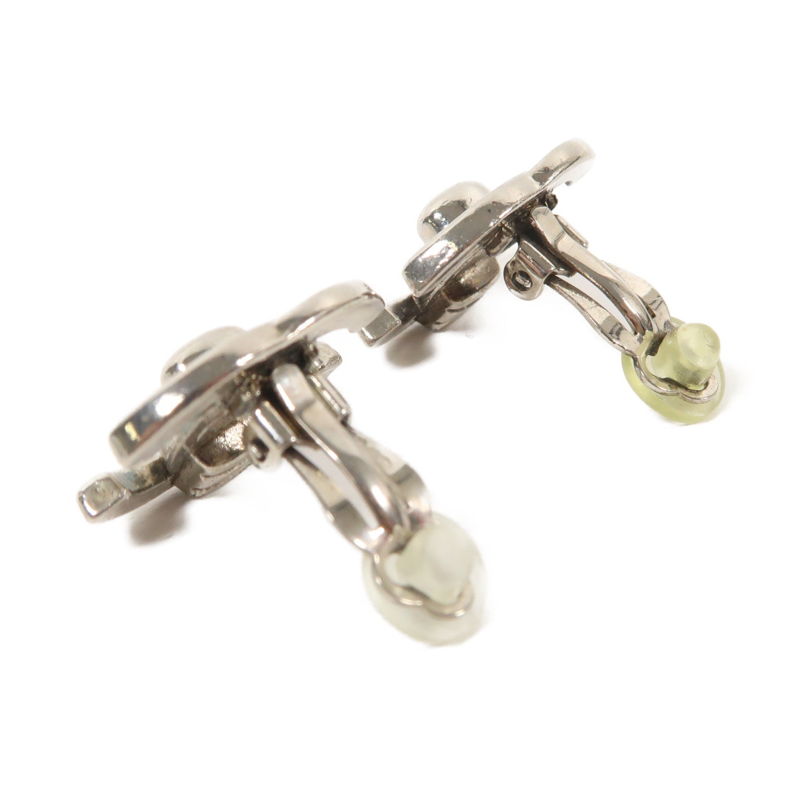CHANEL 金屬Earrings耳環銀色