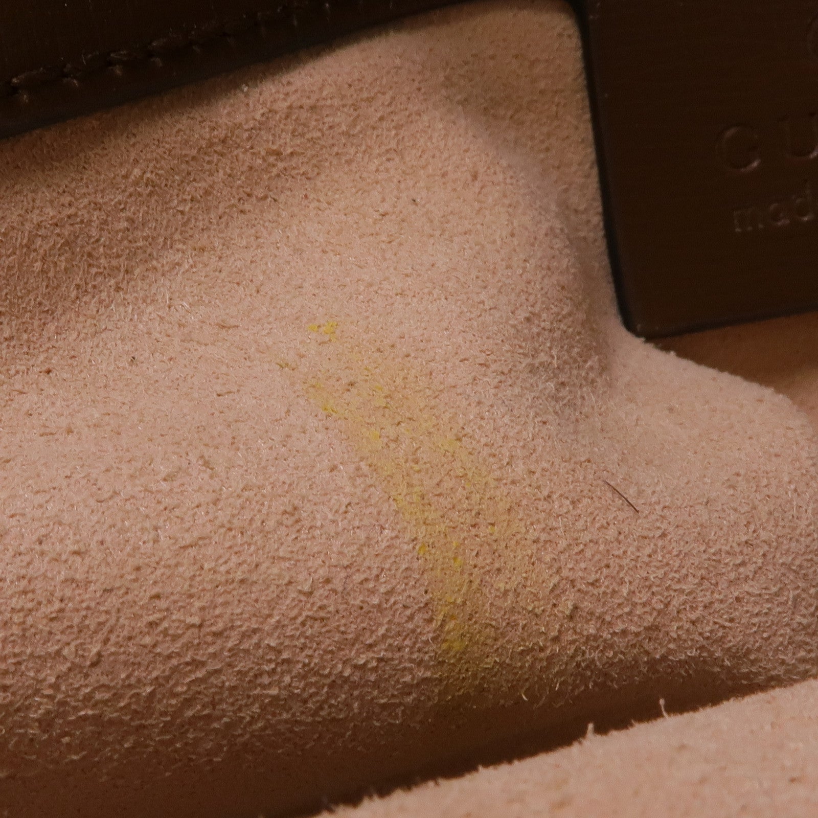 GUCCI 塗層帆布Horsebit 1955金扣肩背袋