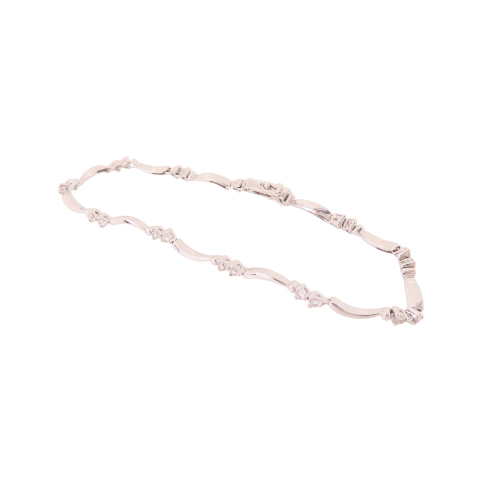 JEWELRY Diamond Bracelet 18K White Gold