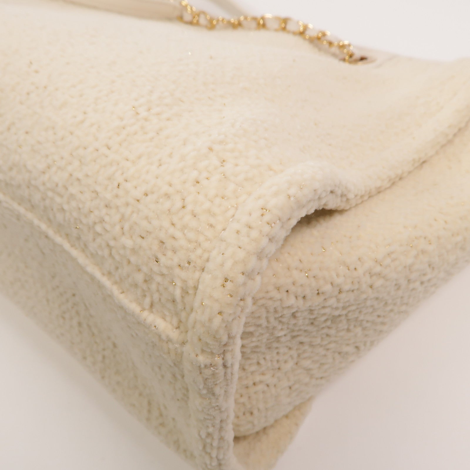CHANEL Tweed Deauville Small Tote鏈帶肩背袋