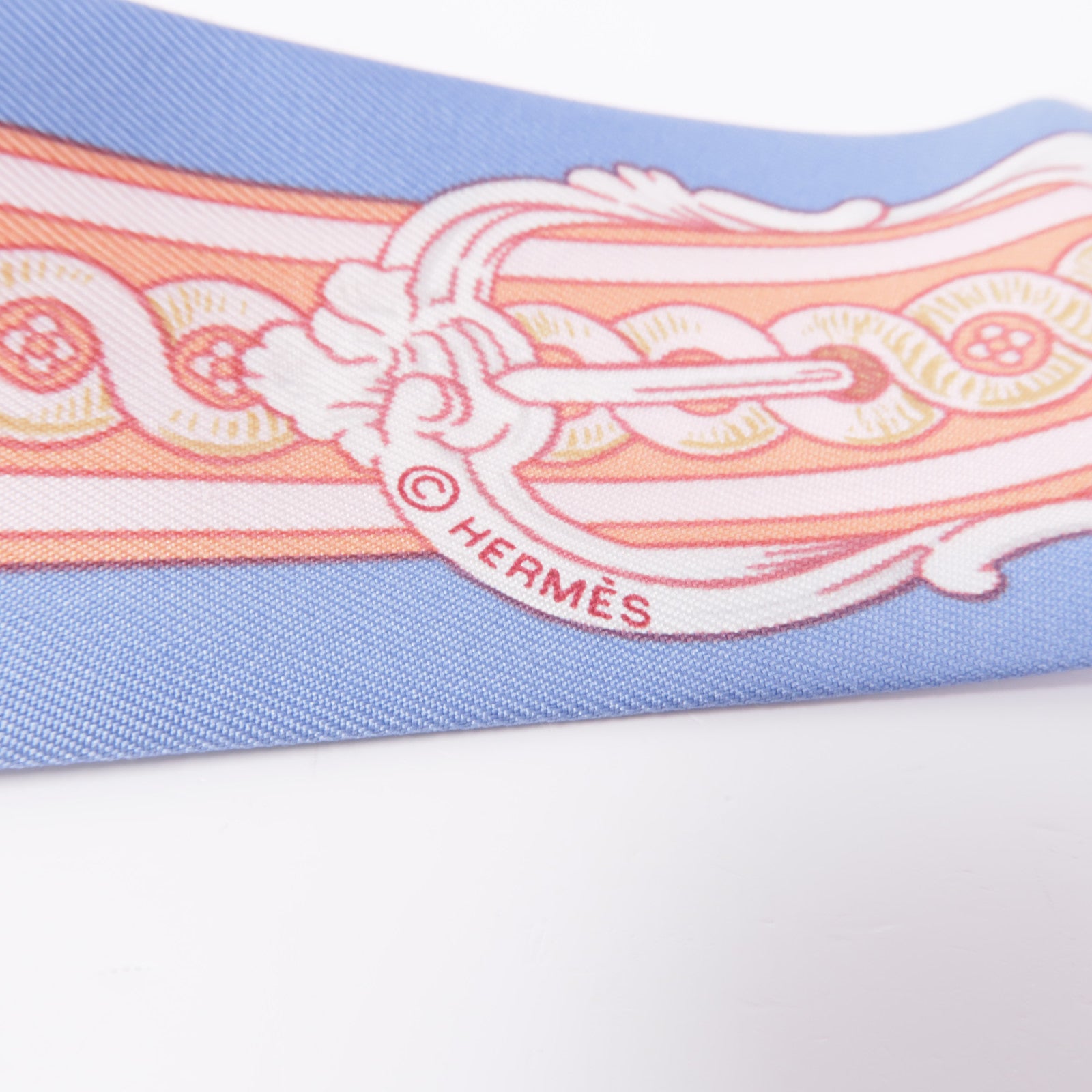 HERMES 絲質Twilly絲巾