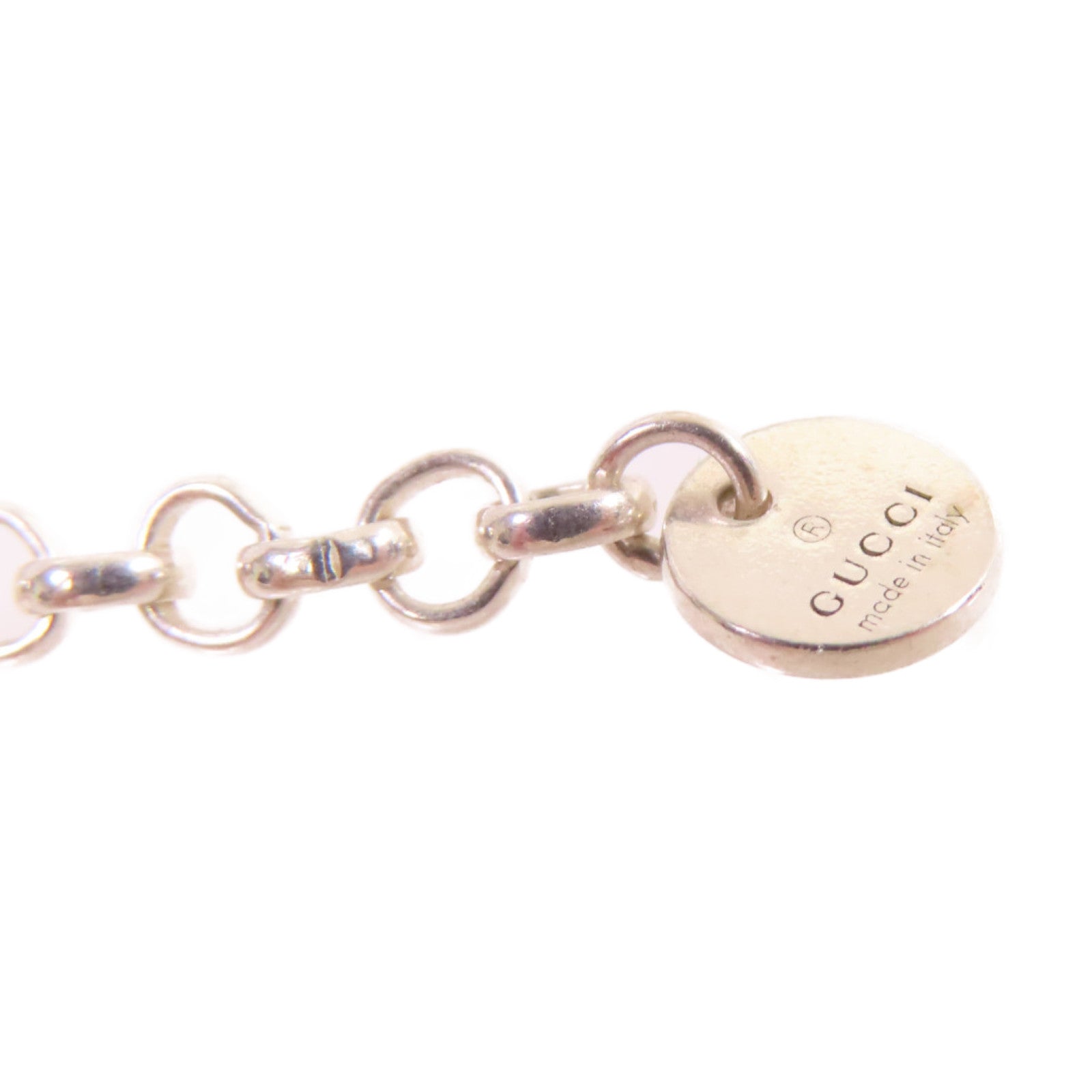 GUCCI 925純銀GG Silver Necklace項鏈銀色
