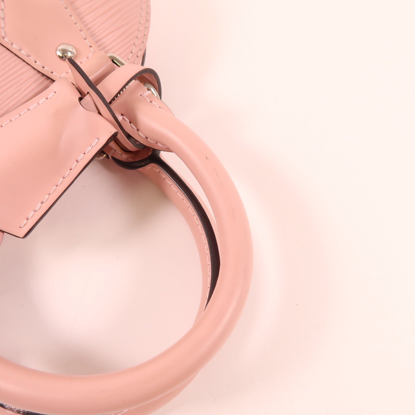 LOUIS VUITTON Epi Alma BB銀扣手挽肩背兩用袋