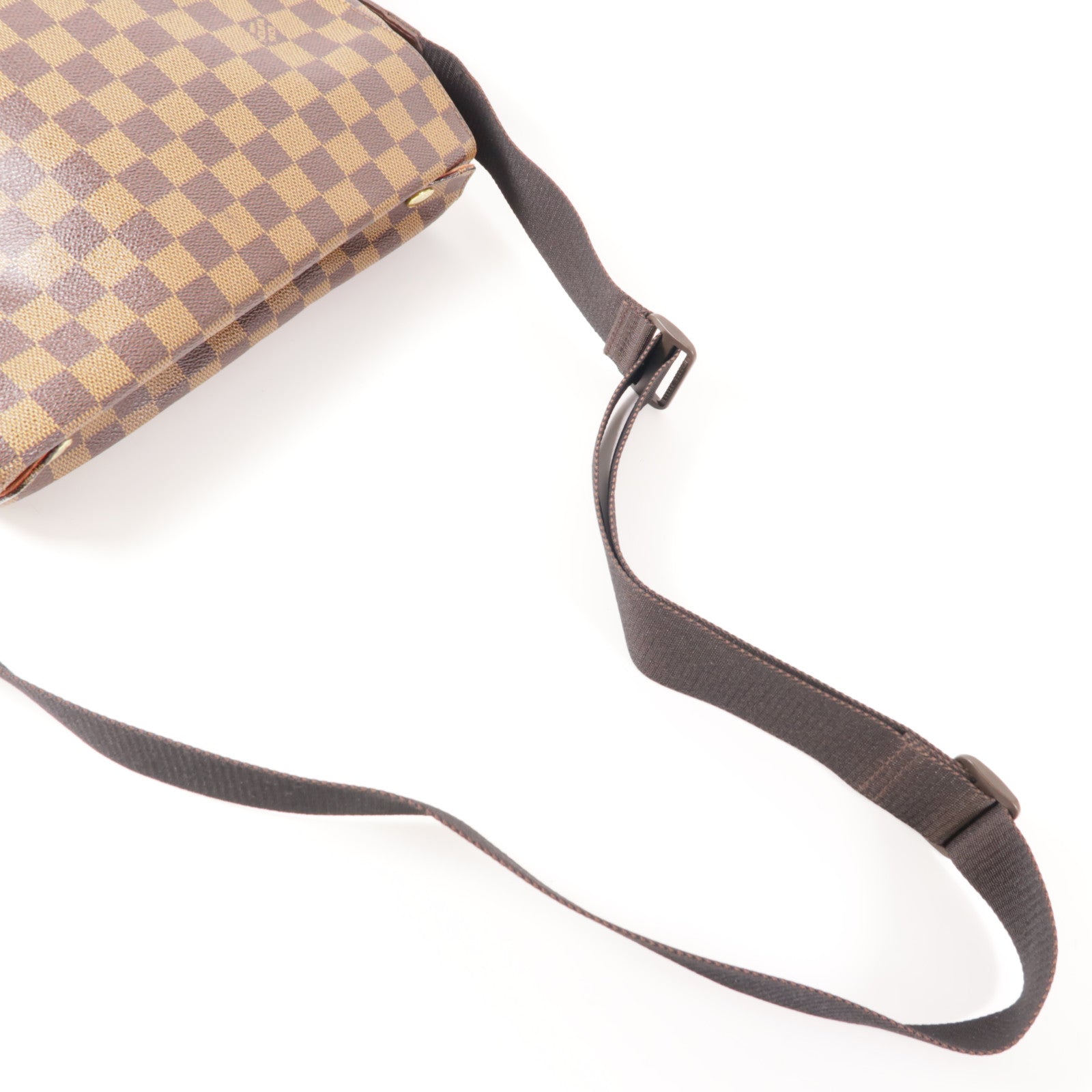 LOUIS VUITTON LV GHW Naviglio Shoulder Messenger Bag N45255 Damier Brown