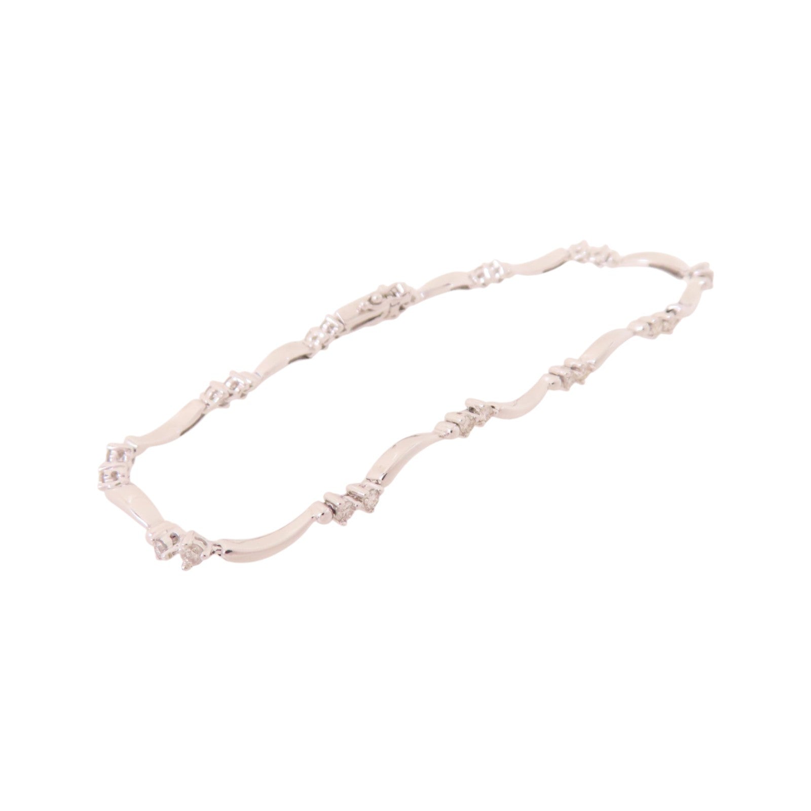 JEWELRY Diamond Bracelet 18K White Gold