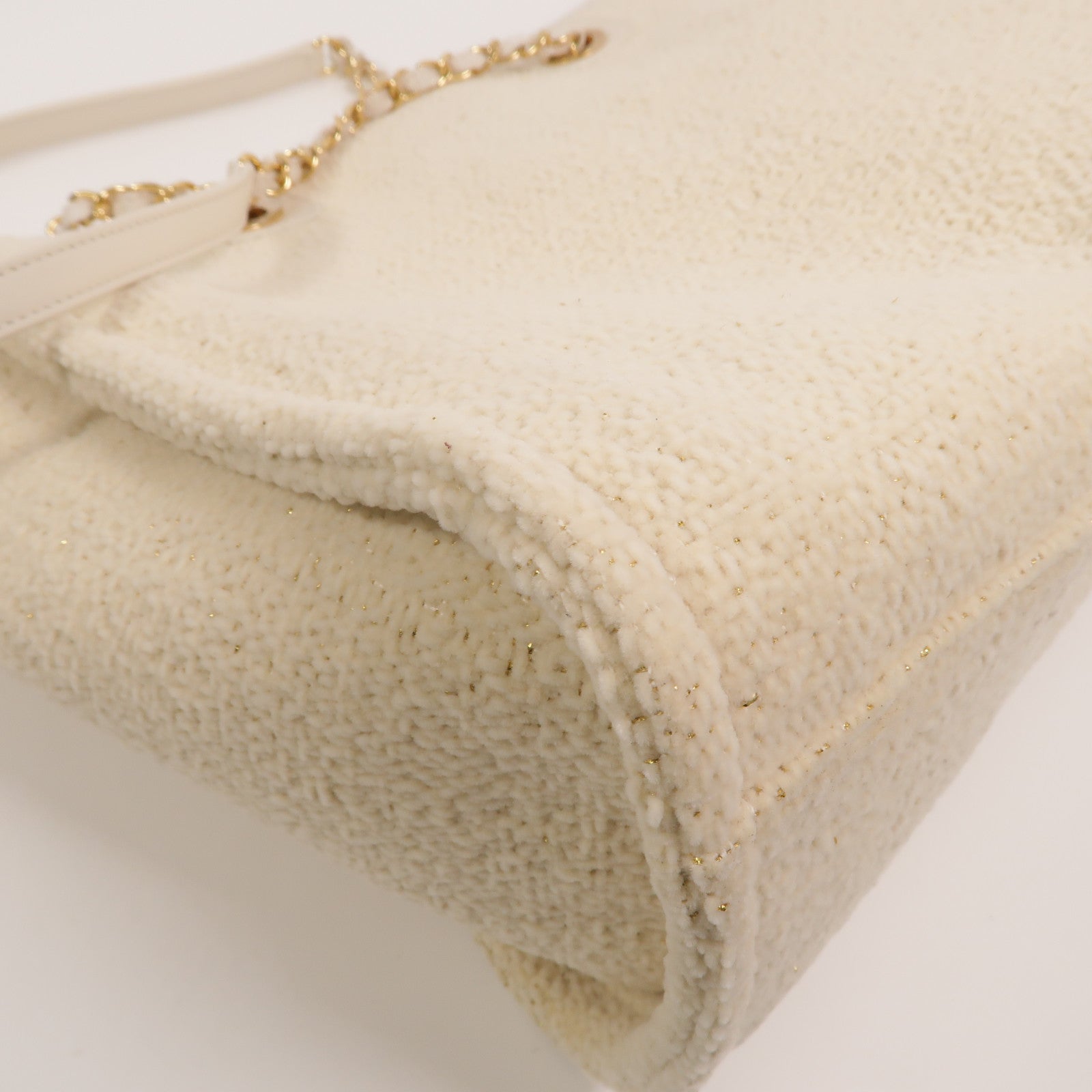 CHANEL Tweed Deauville Small Tote鏈帶肩背袋