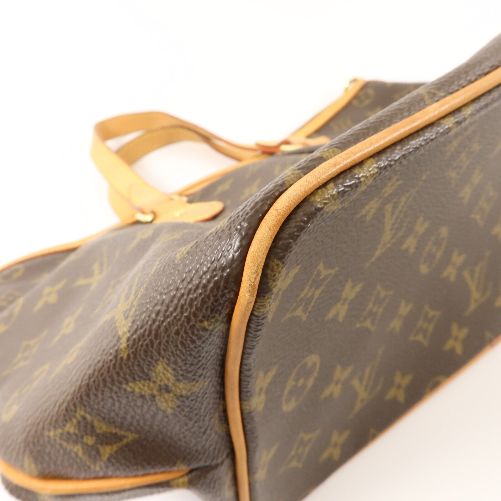 LOUIS VUITTON Monogram Palermo PM金扣手挽肩背兩用袋棕色