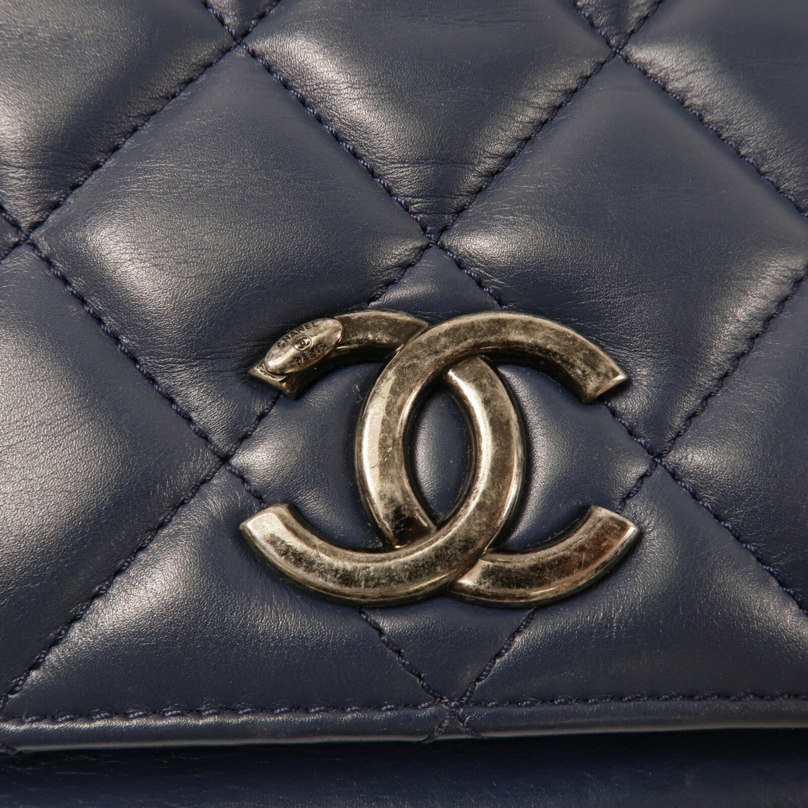 CHANEL 羊皮皮革Ballerine Flap Bag鏈帶肩背袋