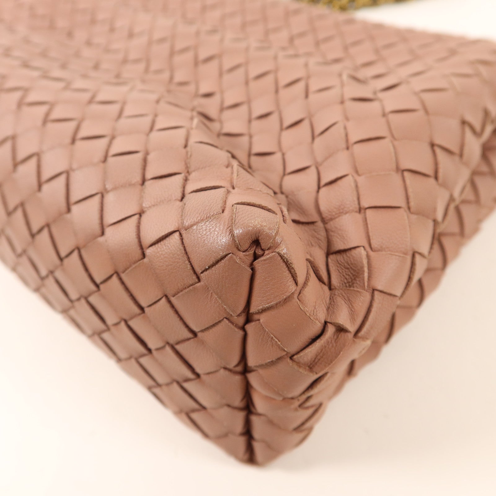 BOTTEGA VENETA 羊皮皮革Olimpia Intrecciato鏈帶肩背袋