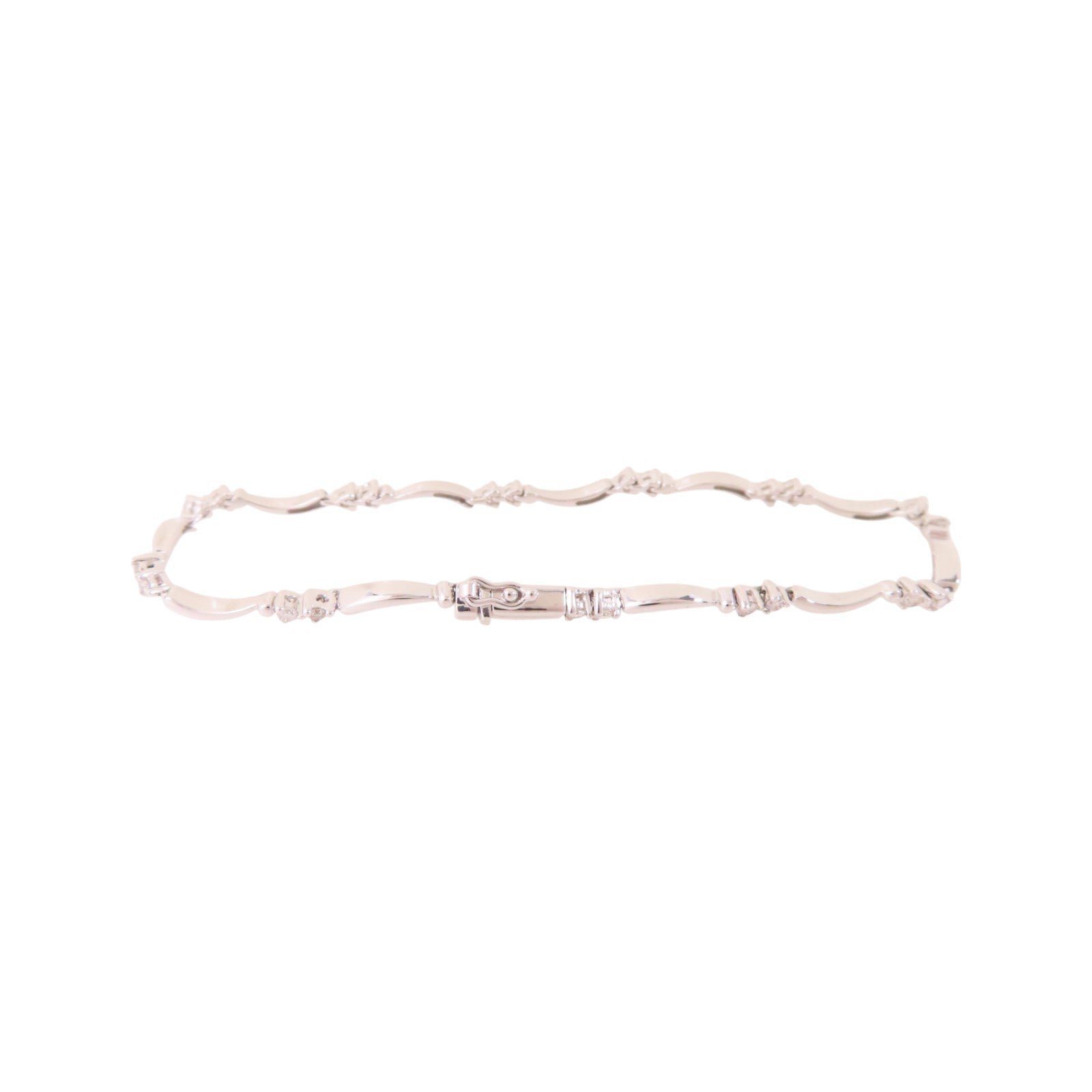 JEWELRY Diamond Bracelet 18K White Gold