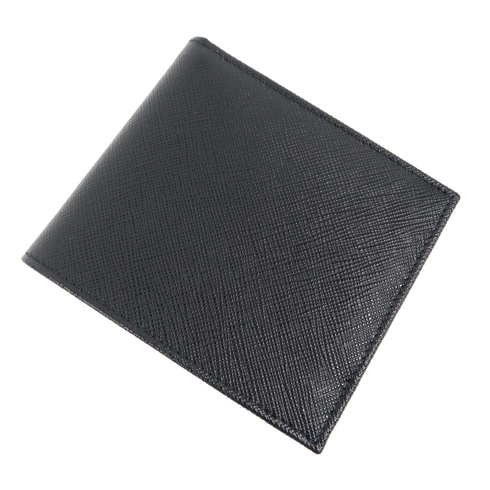 PRADA Saffiano皮革Pocketbook Wallet錢包黑色