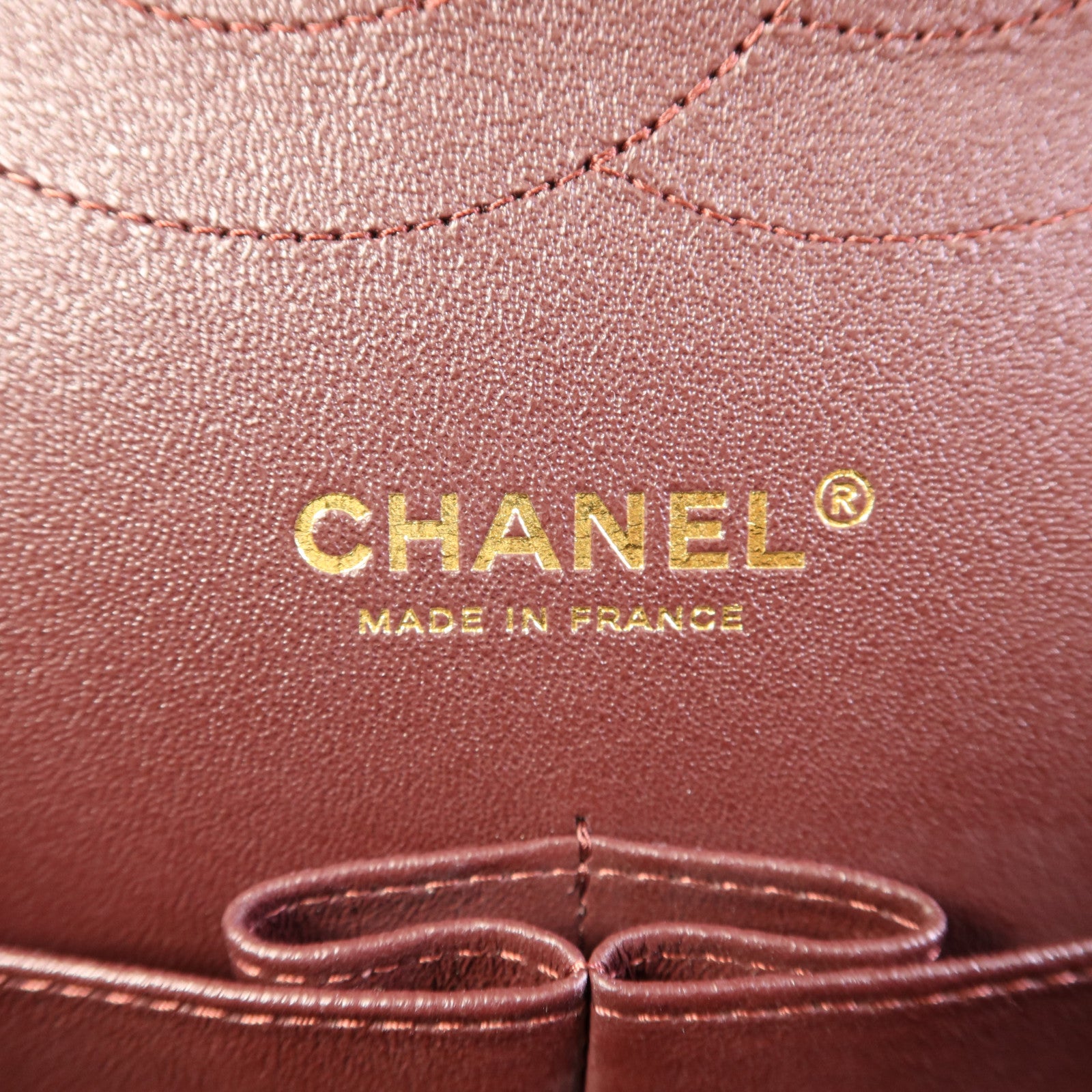 CHANEL 牛皮皮革Large Classic金扣鏈帶肩背袋