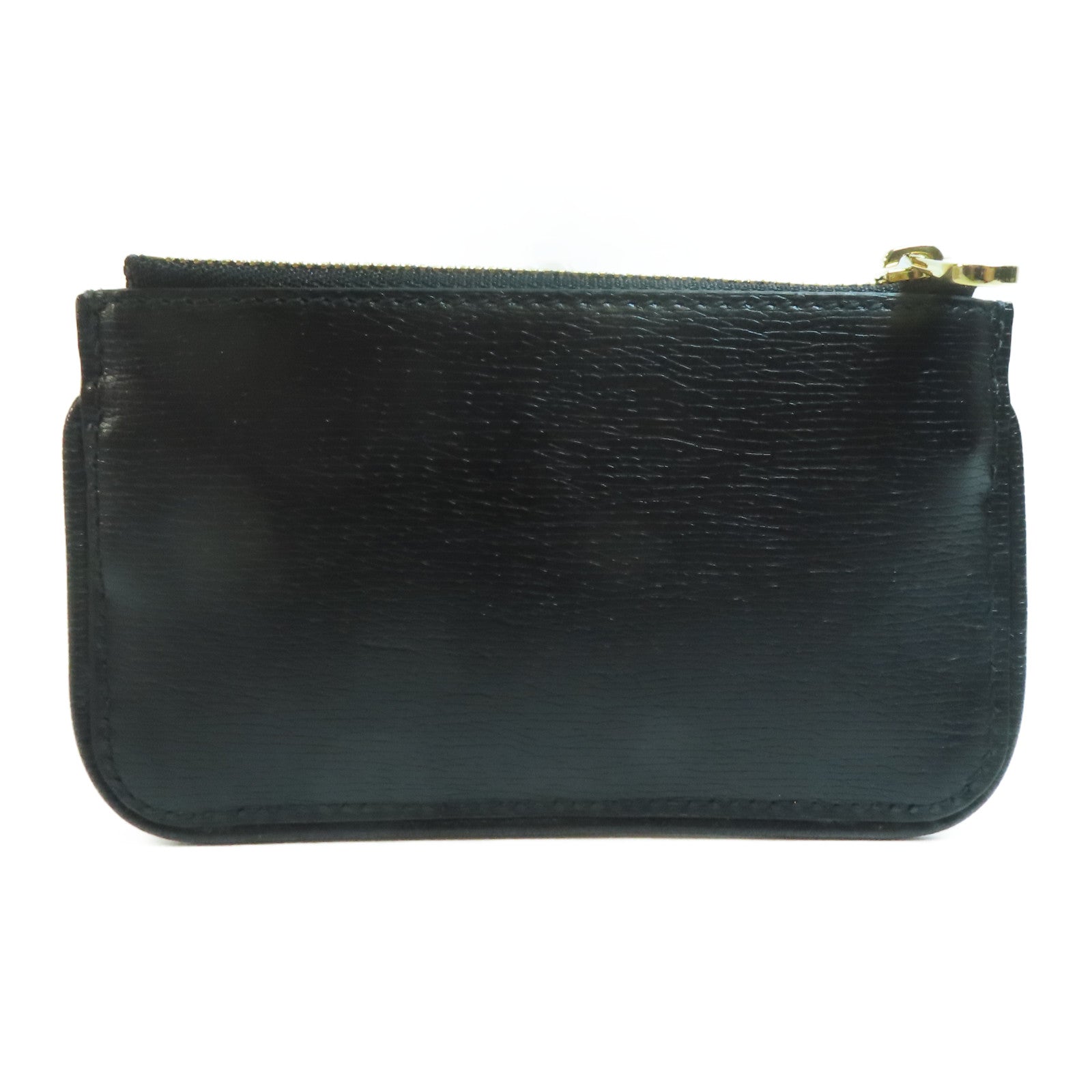 GUCCI 牛皮皮革Pouch Wallet金扣零錢包