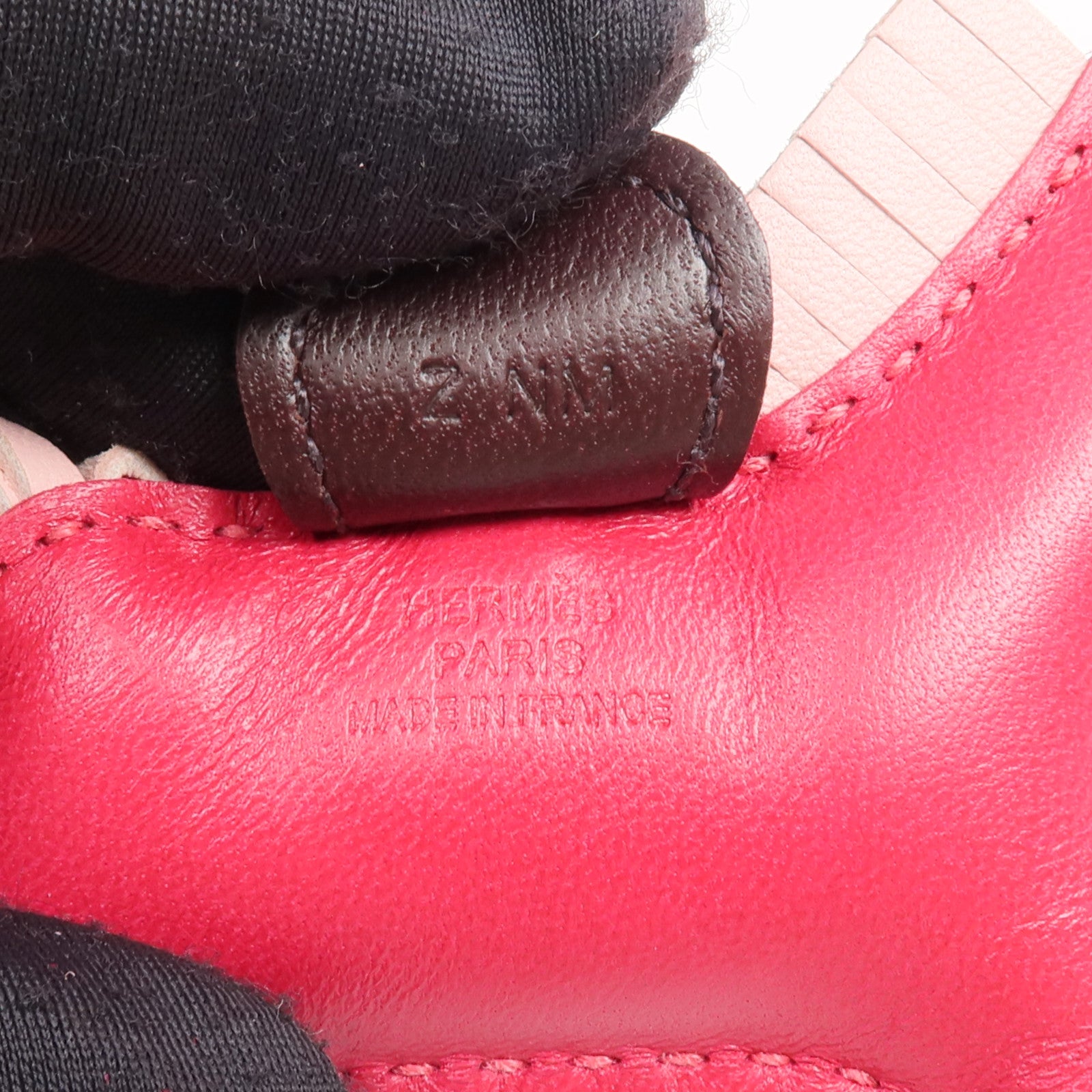 HERMES Milo皮革Rodeo PM掛飾