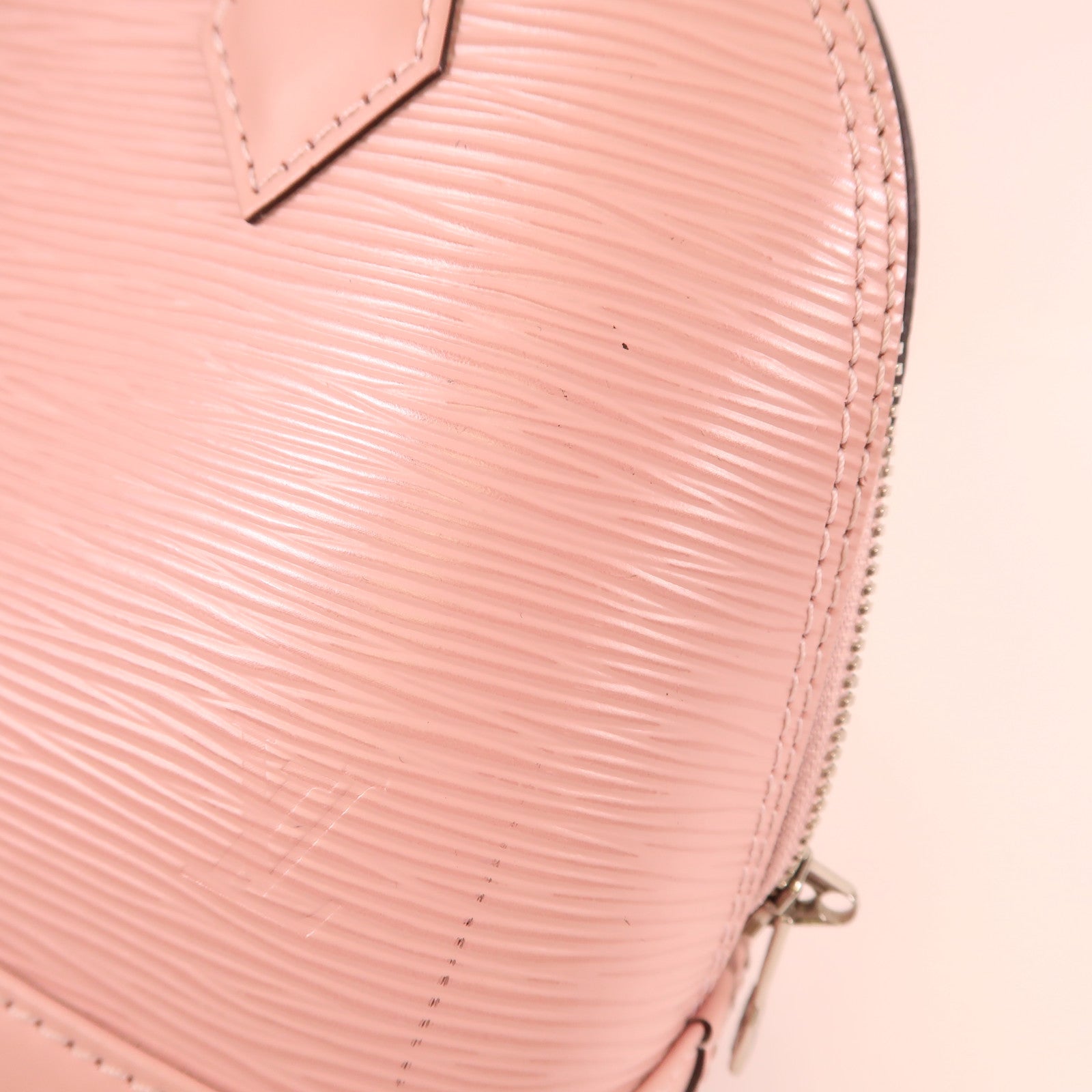 LOUIS VUITTON Epi Alma BB銀扣手挽肩背兩用袋