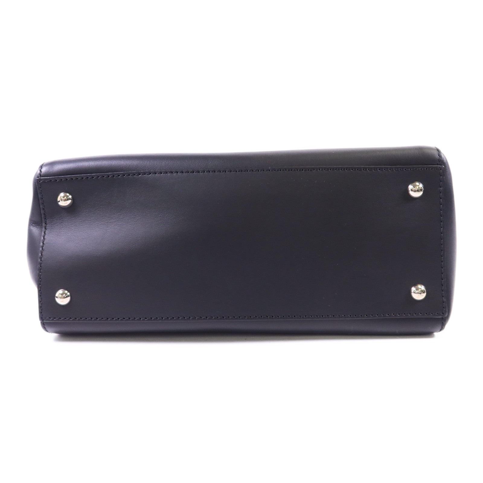 FENDI 牛皮皮革Dotcom 2 Way Shoulder Bag銀扣手挽肩背兩用袋