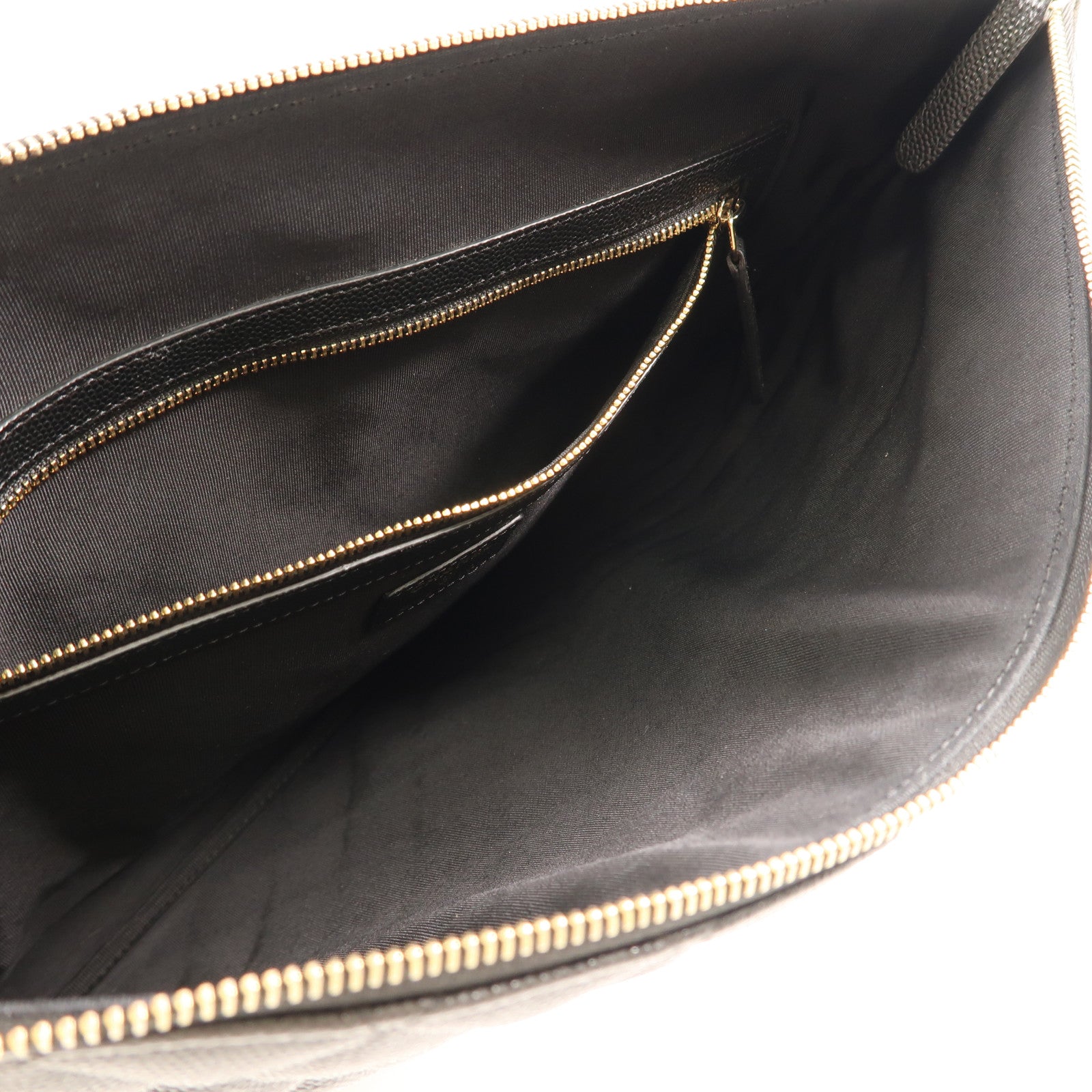 CHANEL 牛皮皮革Clutch Bag金扣手拿包