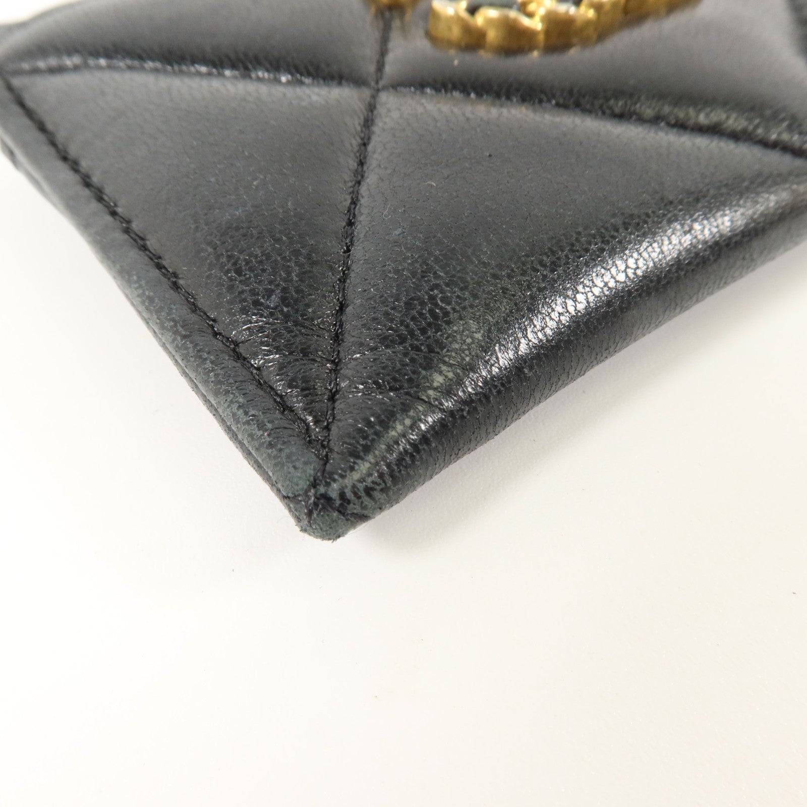 CHANEL 羊皮皮革Chanel 19卡片套
