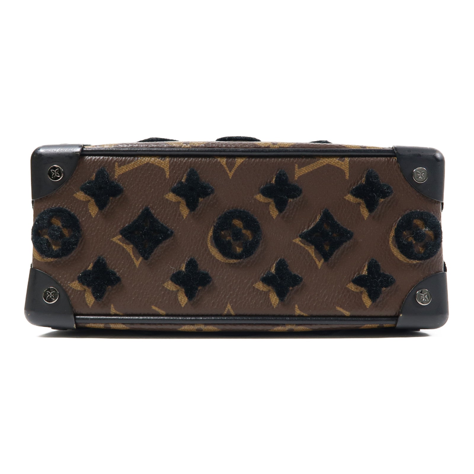 LOUIS VUITTON 【激減優惠】Monogram Soft Trunk Bag肩背袋啡色/黑色